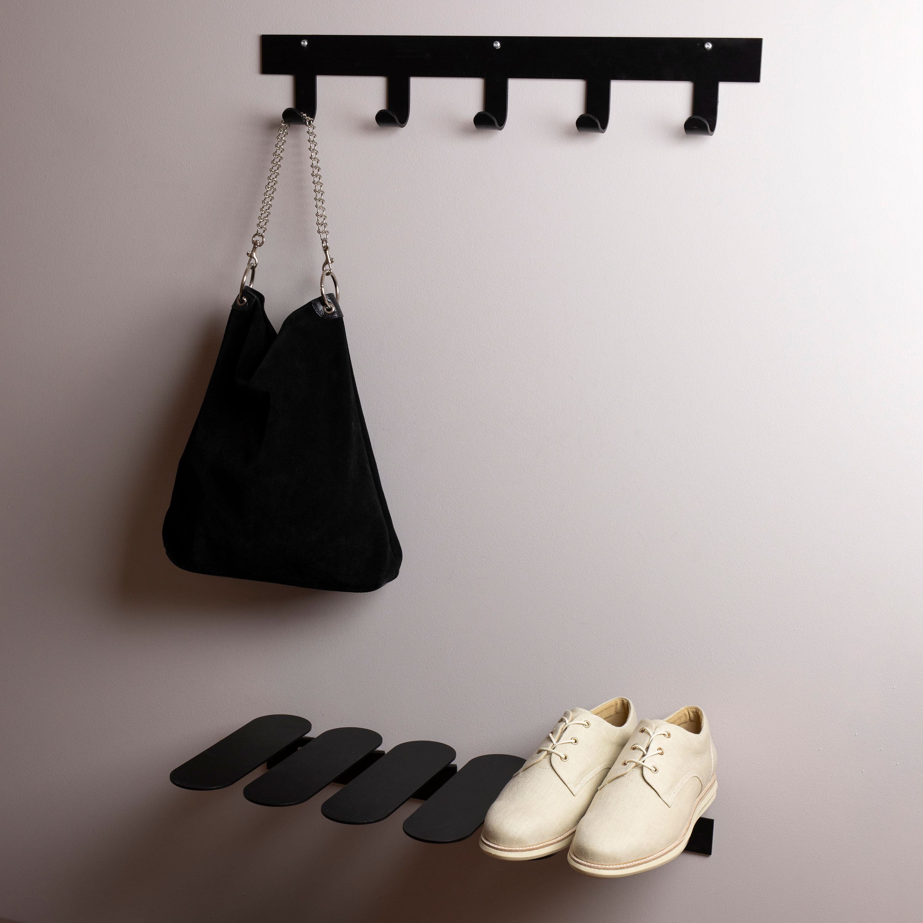 Maze Step Shoe Rack Black Large