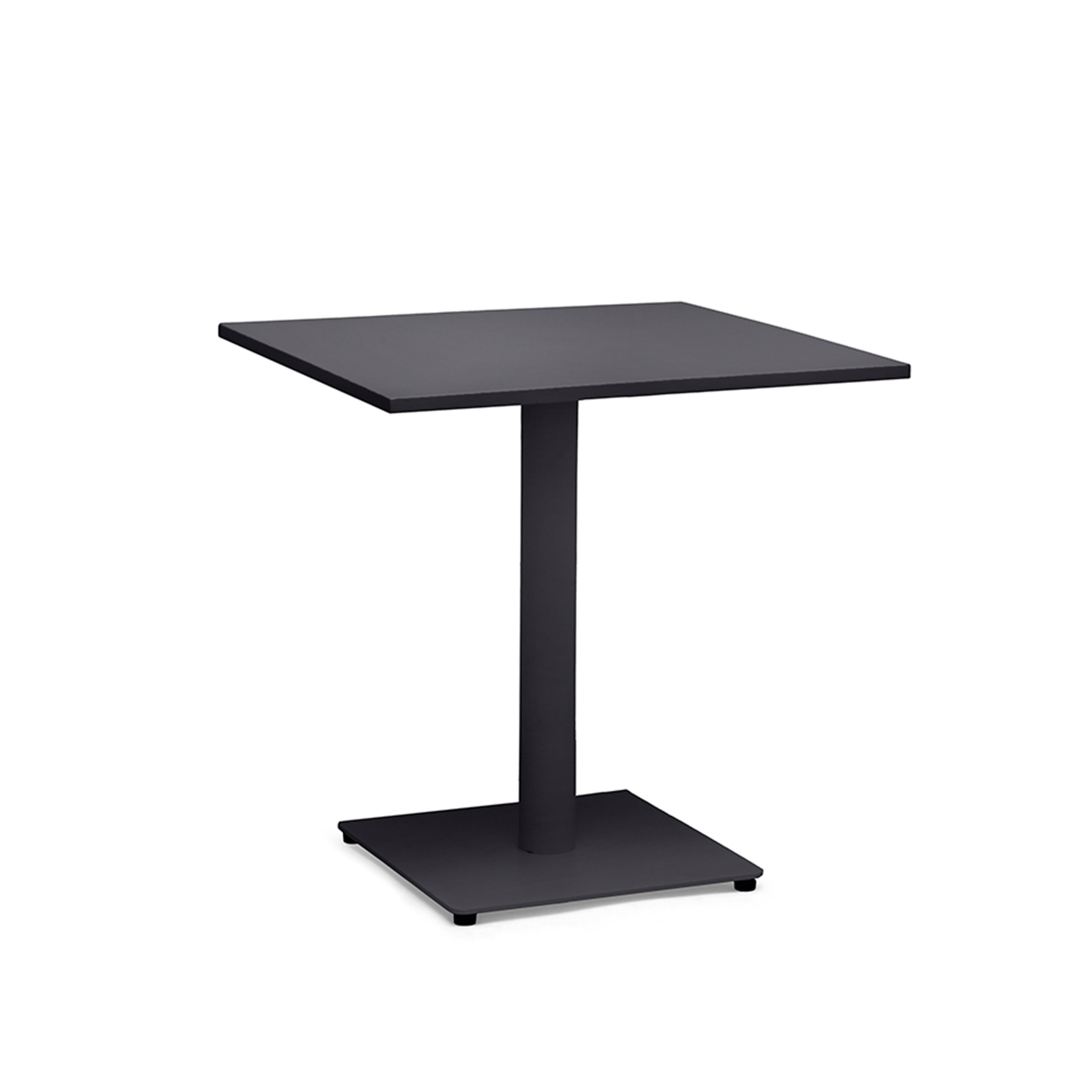 Näsby Cafétisch Schwarz 70x70