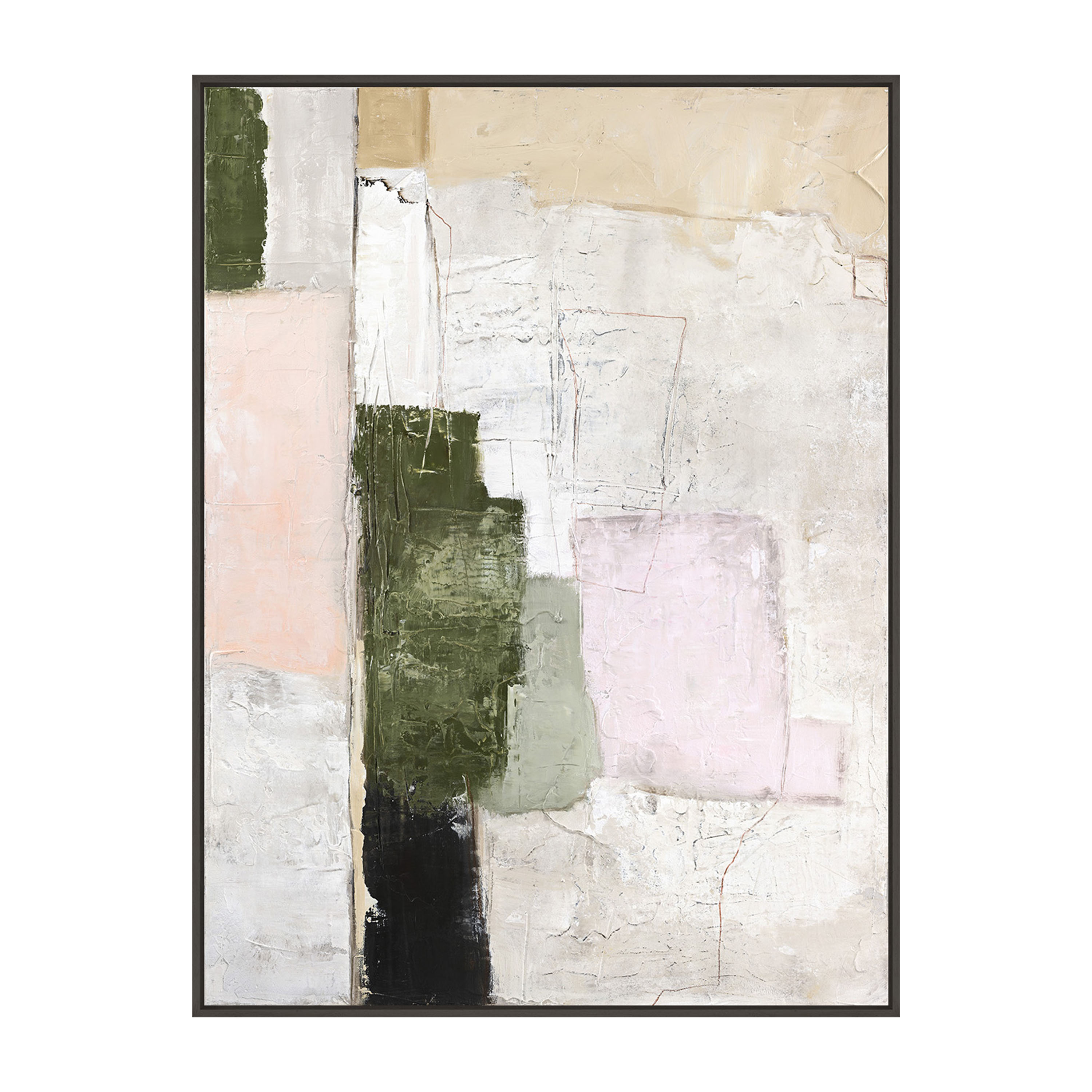 Rustic Revival Bilde Svart Flytende Ramme 90x120