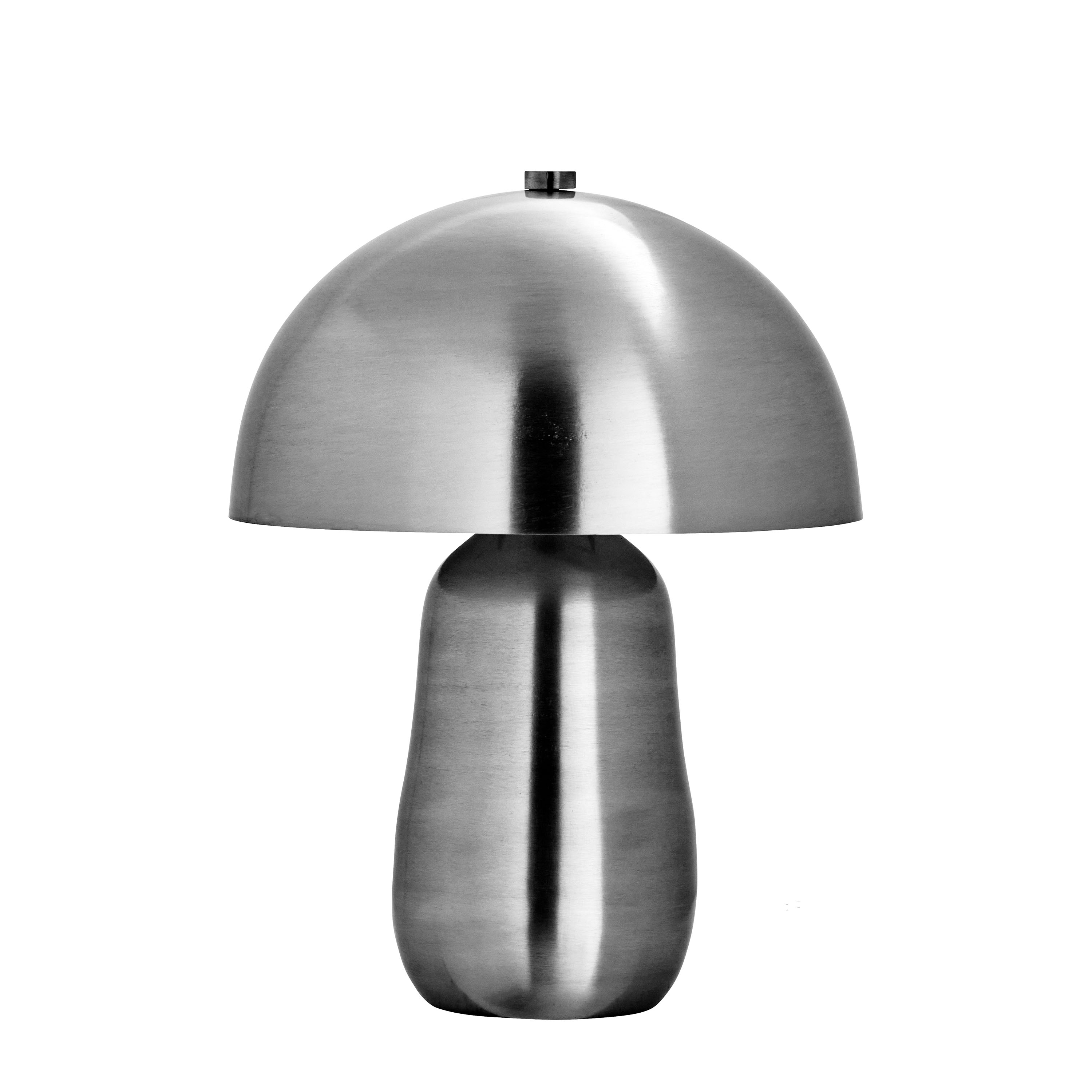 Roomie Bordlampe Børstet sølvfinish