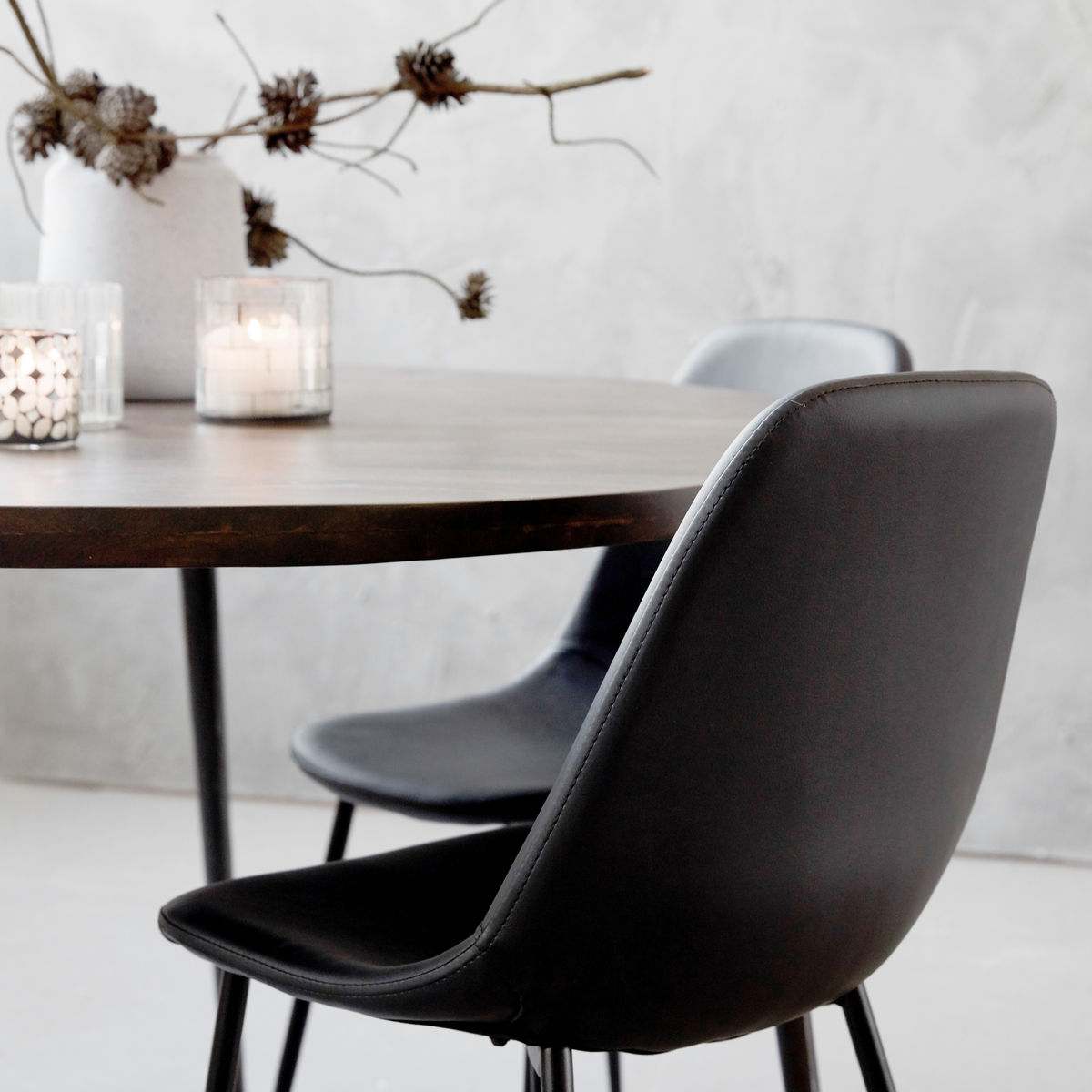 House Doctor Found Matstol Konstläder Svart