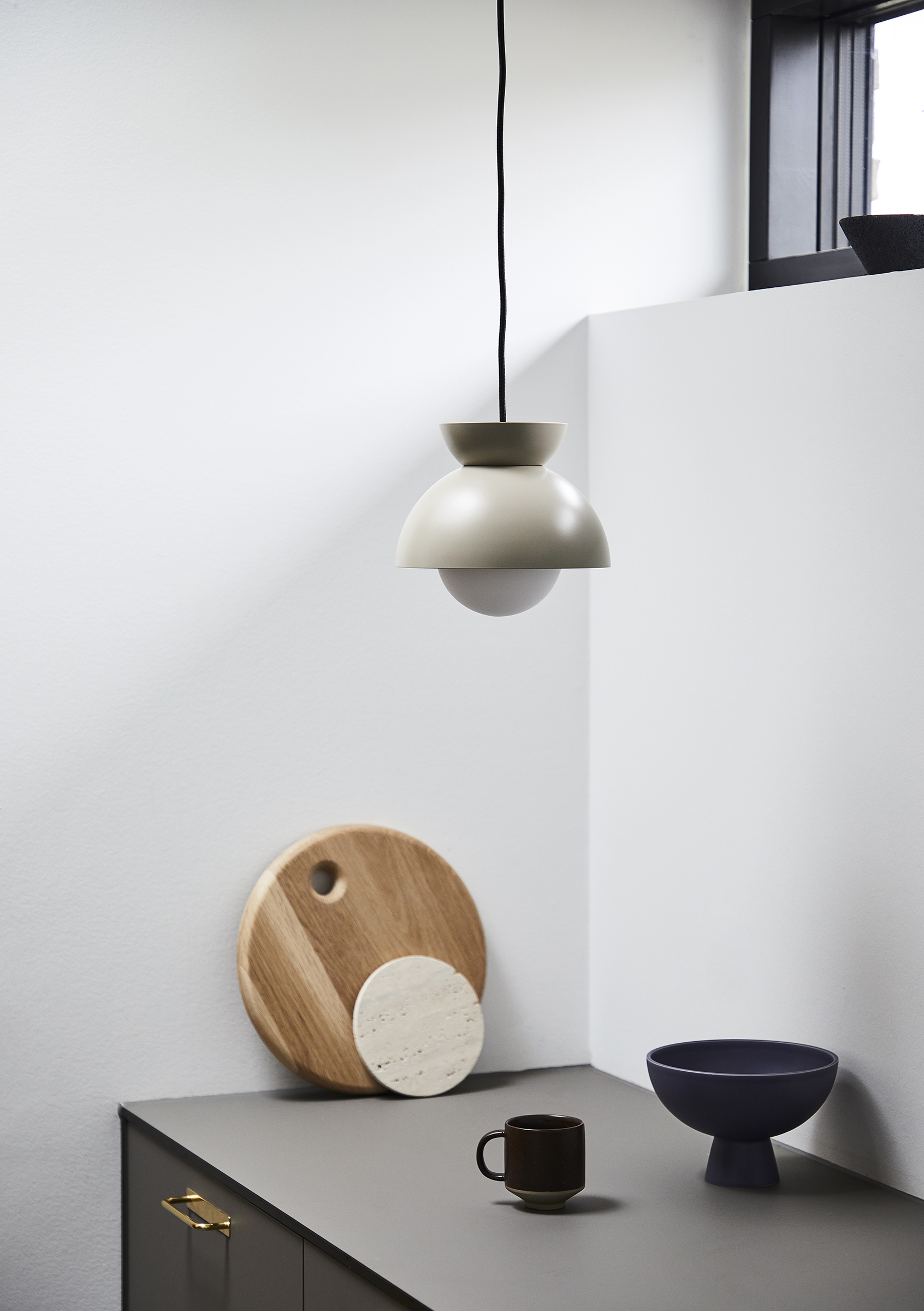 Frandsen Butterfly Taklampa Matt Tan Grey Ø21