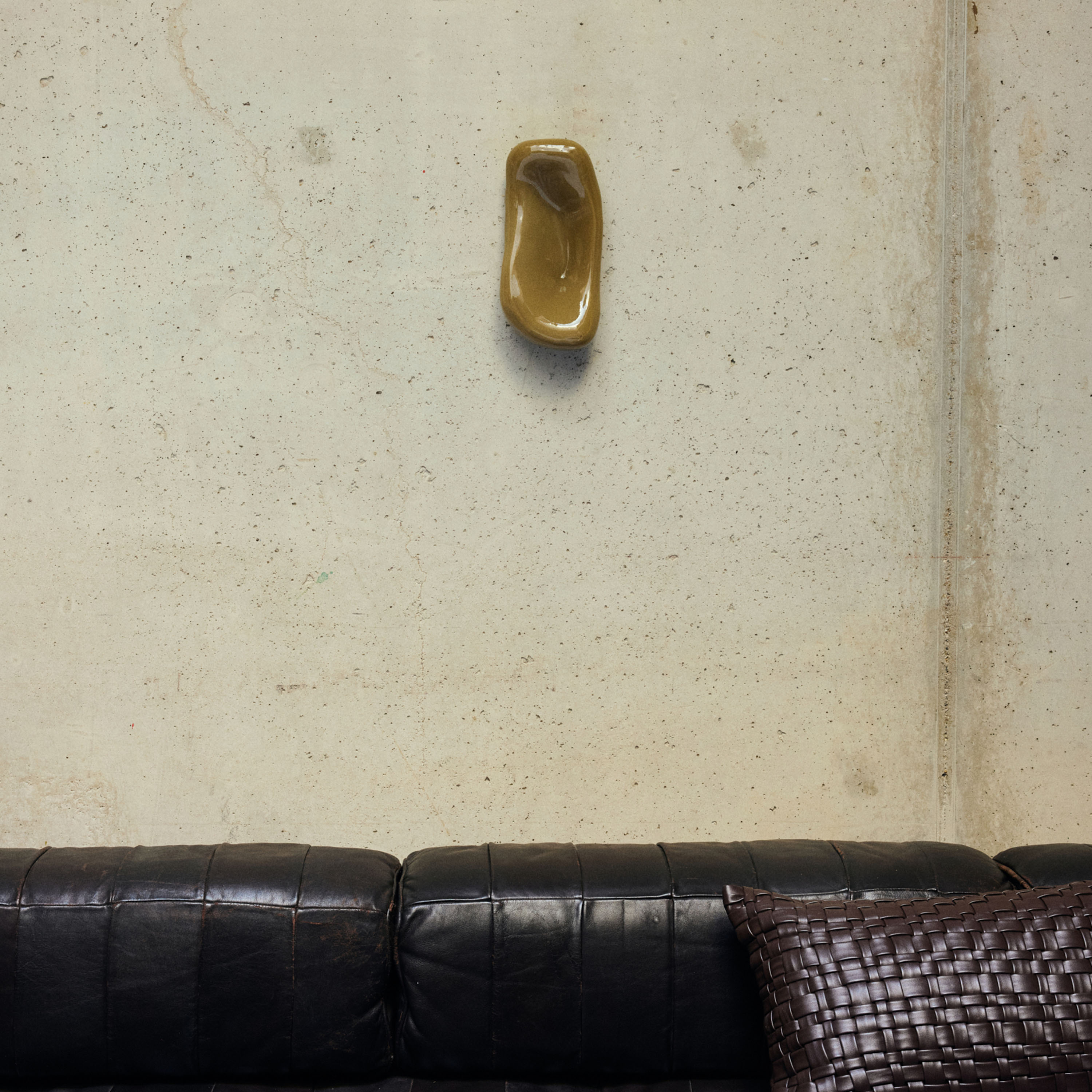 HKliving Glass Väggskulptur Moss 23x11