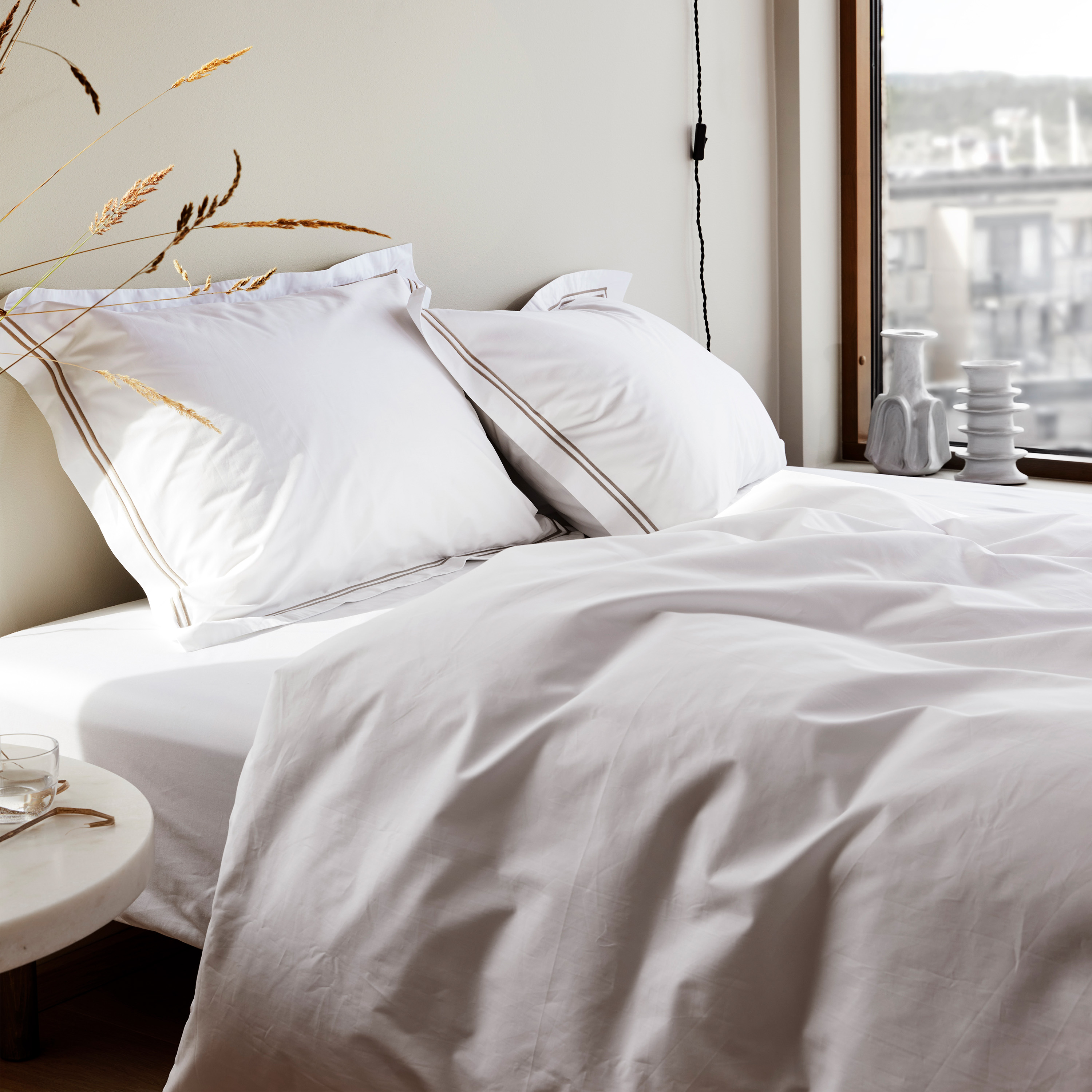 Høie Paris 3-del Påslakanset Vit