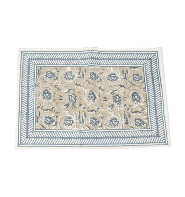 Florian Bordstablett Blå/Beige 45x32