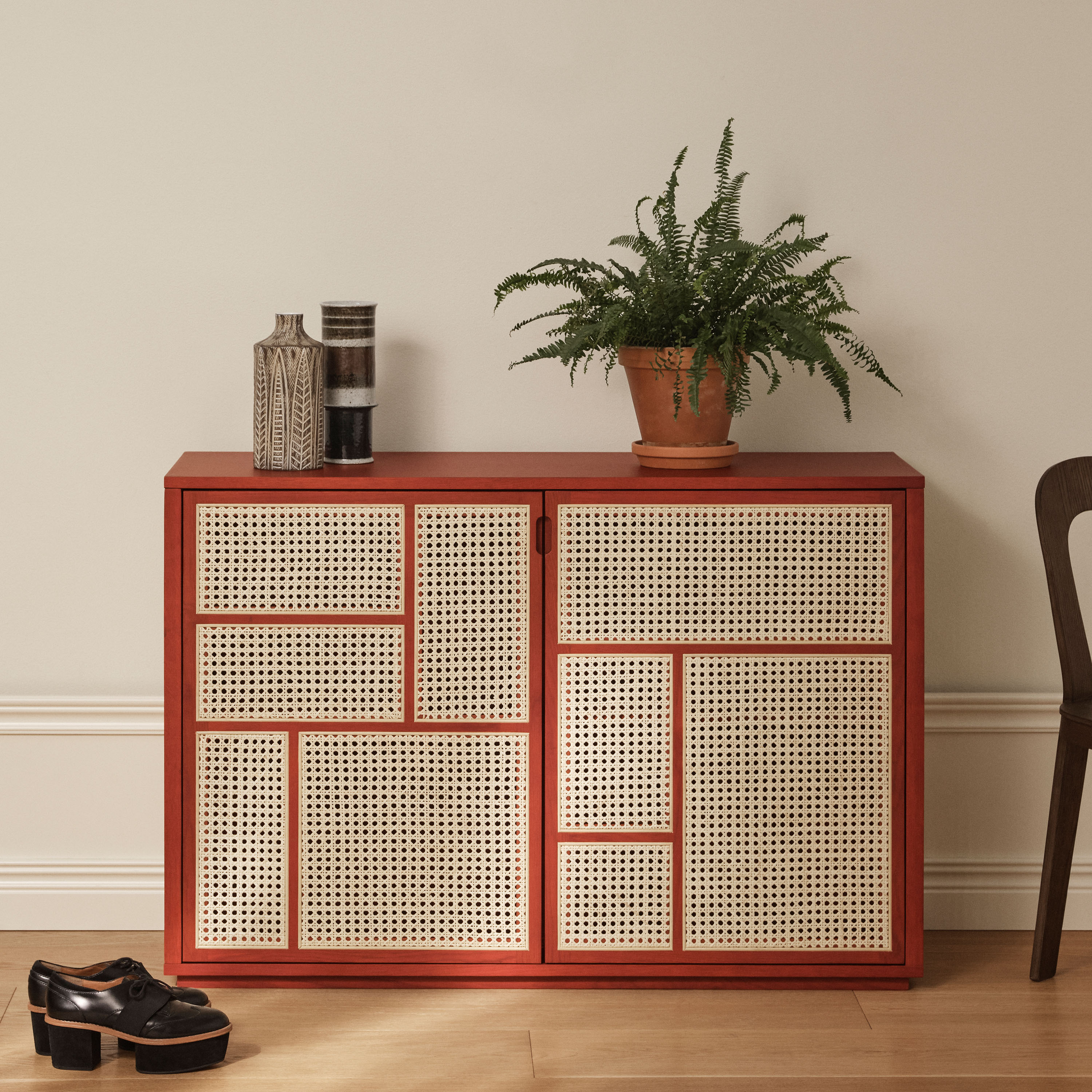 Design House Stockholm Air Sideboard Red 82x120