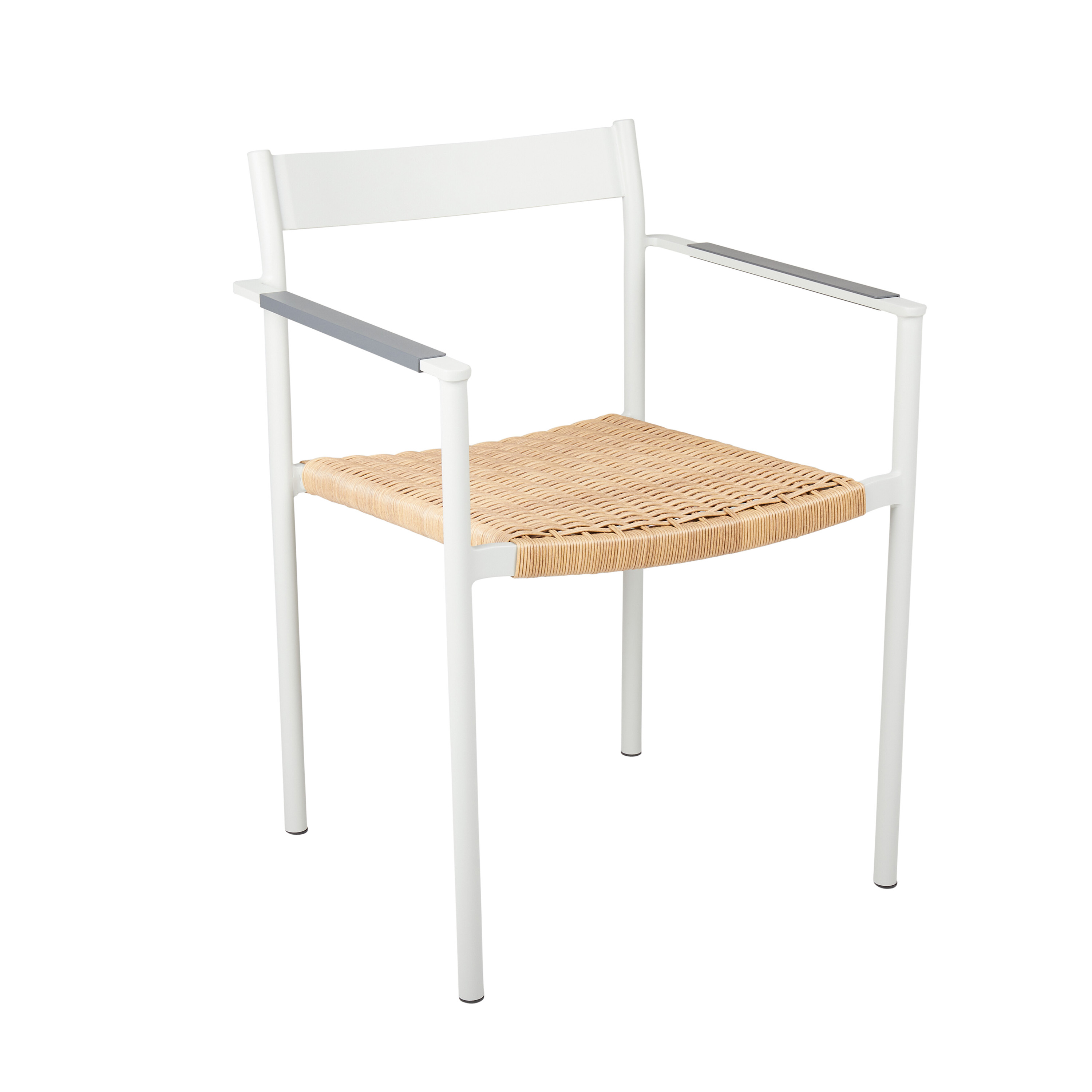 DK Karmstol Light Grey/Natur