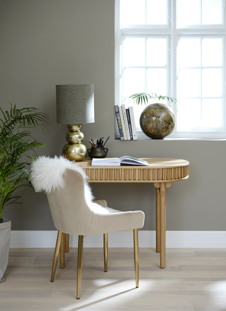 Nordic Home Alice Skrivbord Natural Oak 60x120