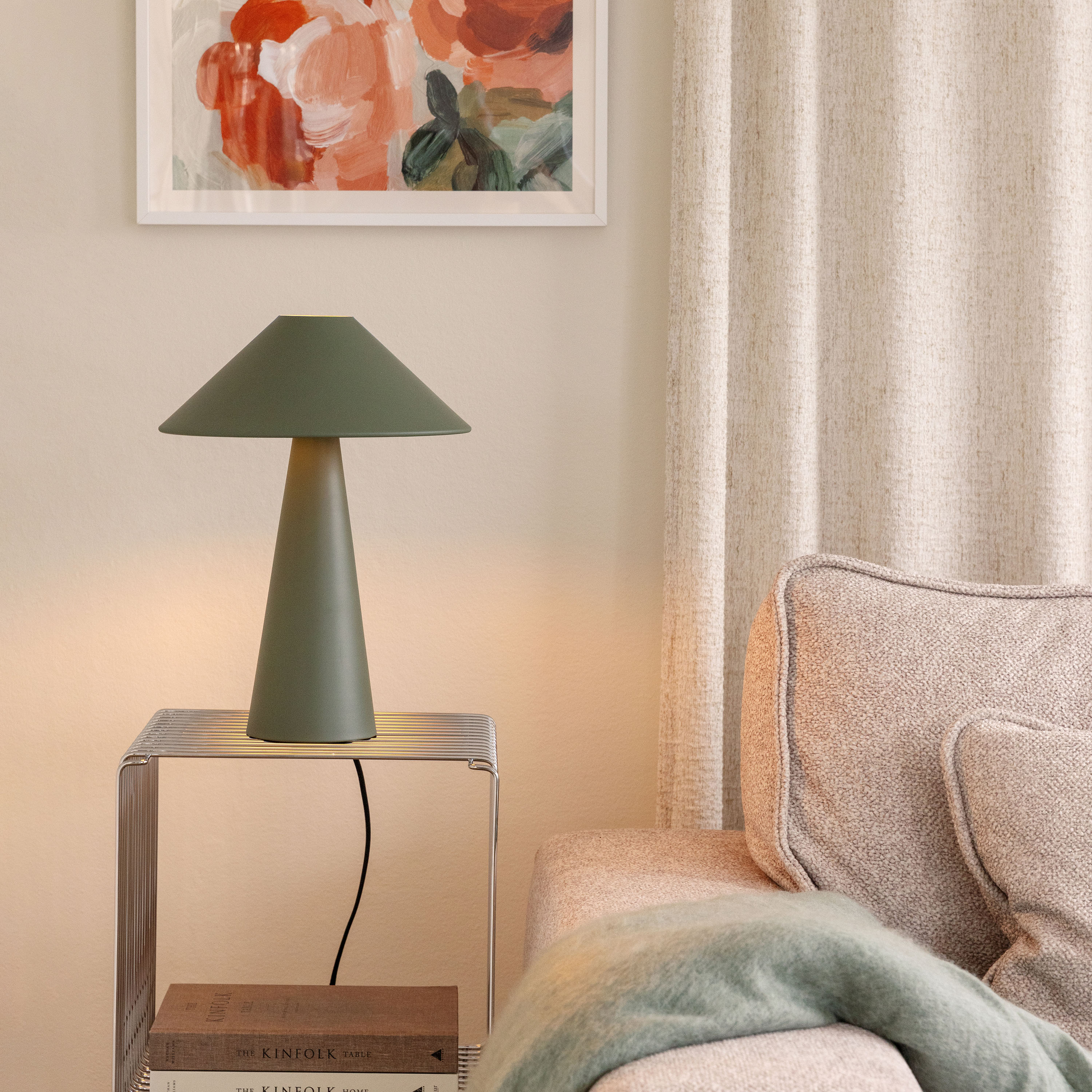 Globen Lighting Cannes Pöytävalaisin Vihreä