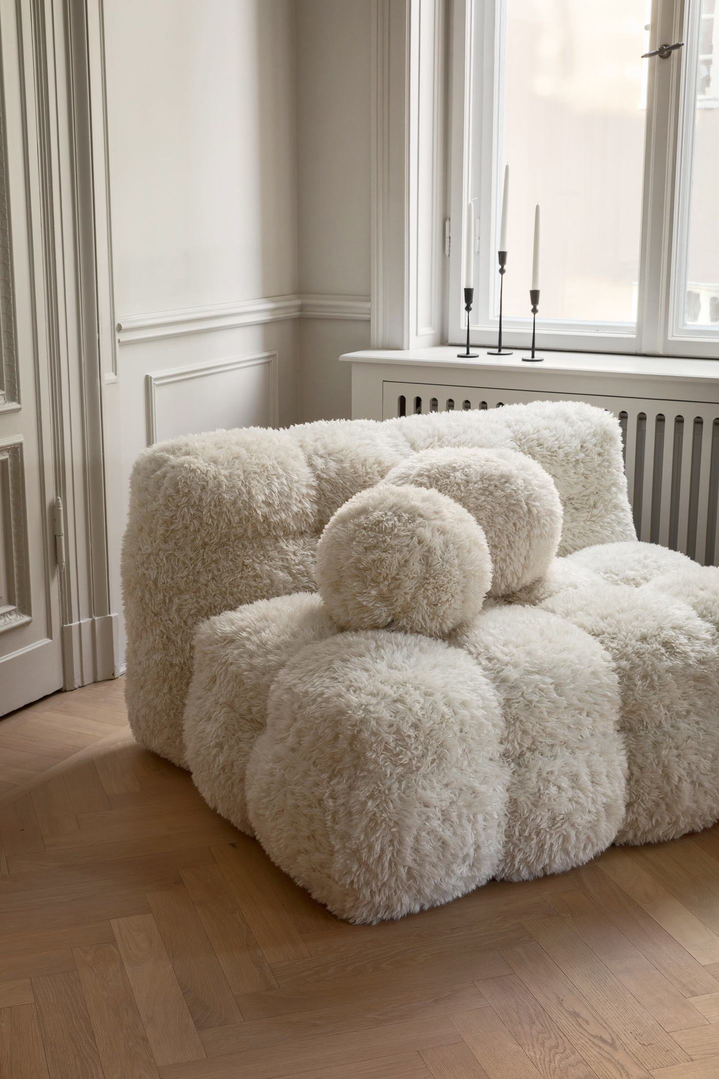 Sleepo Collection Sphere Prydnadskudde Doodle Ø29