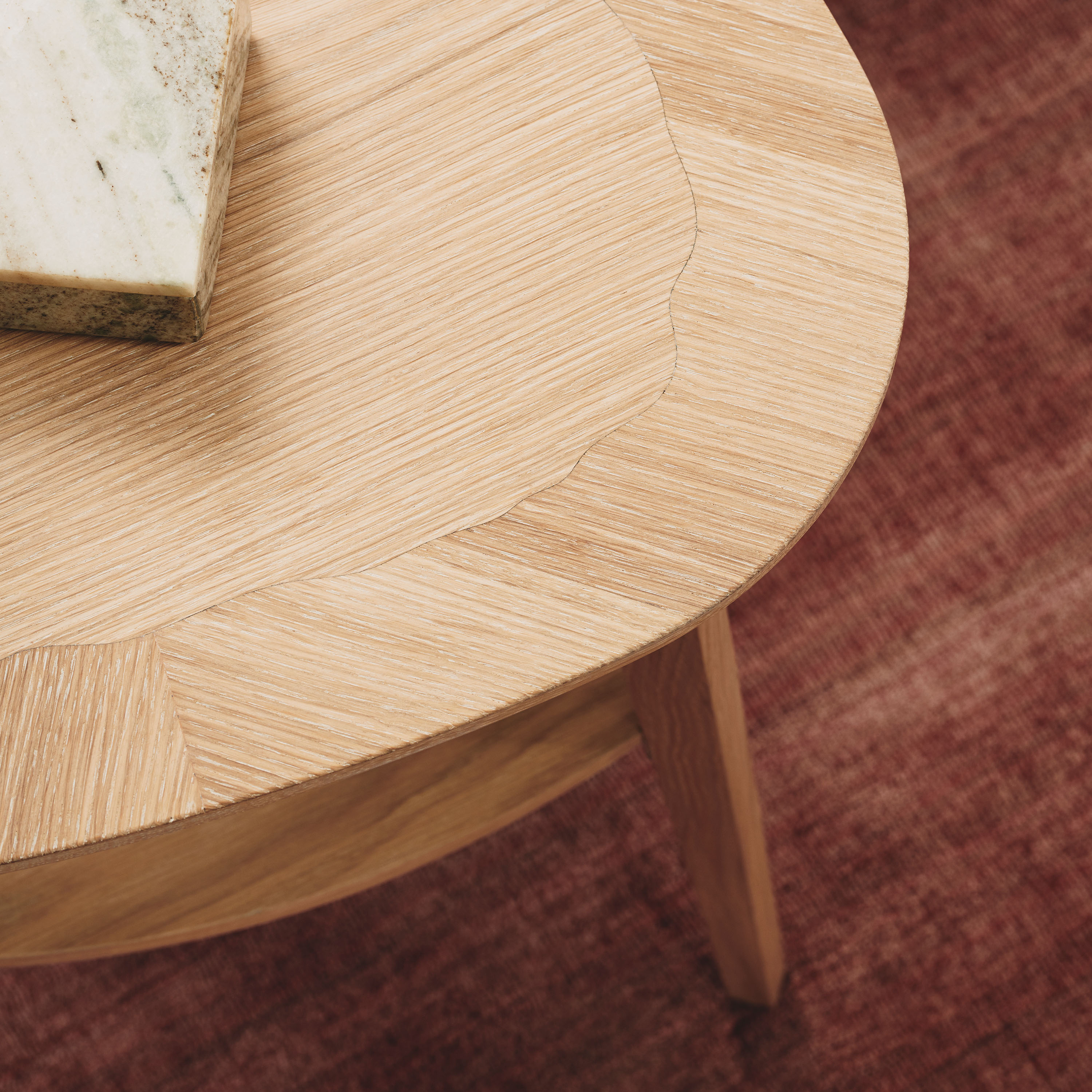 Aakjaer Furniture Heart Sidebord Hvitoljet Eik