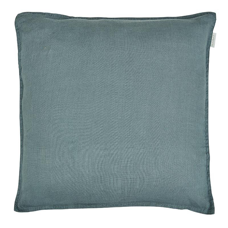 Sabina Kuddfodral Linne Blå 45x45