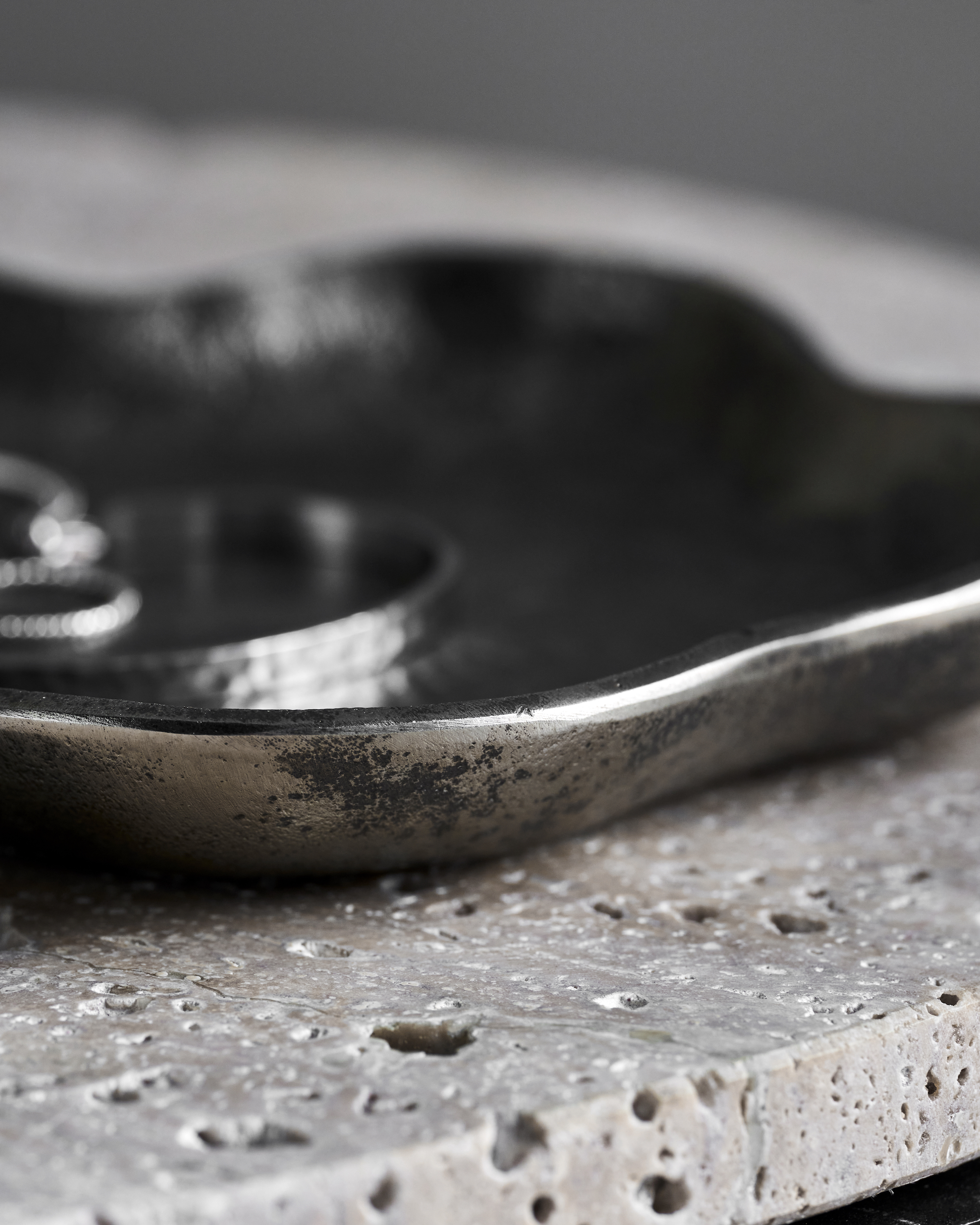 House Doctor Talas Bricka Antik Metallisk Ø18