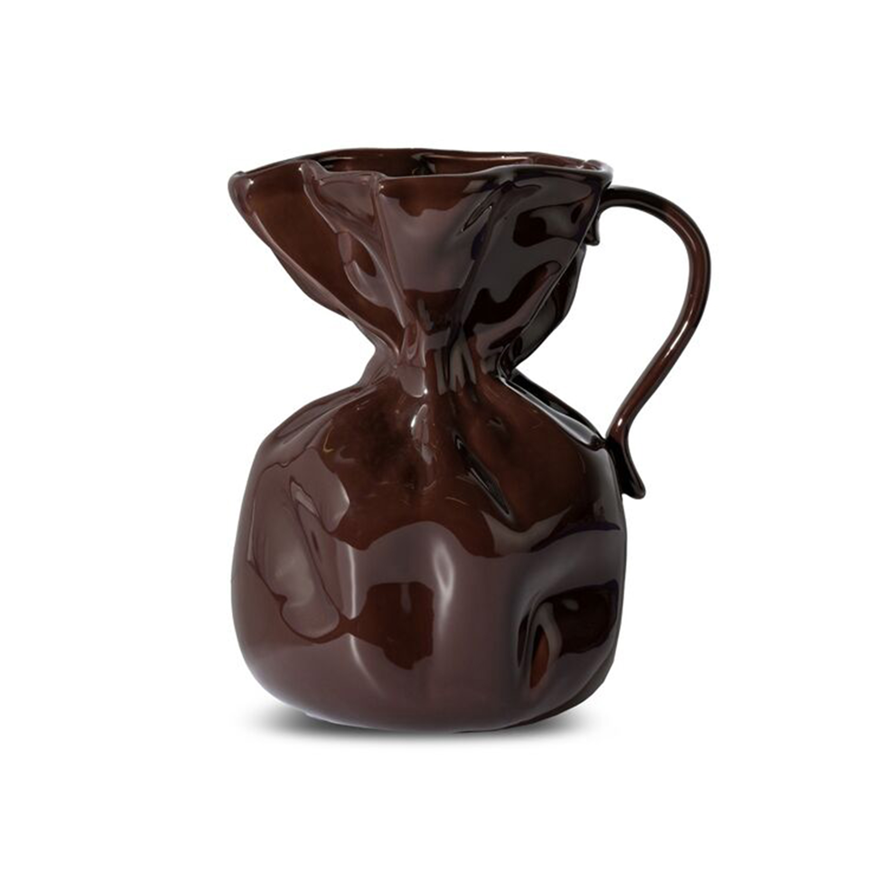 Crumple Vas/Kanna Brun 26cm