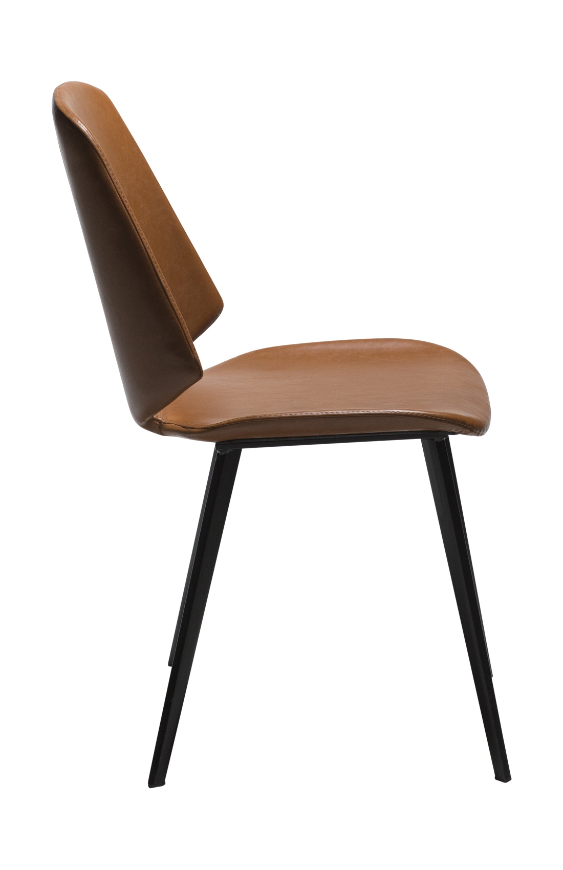 Dan Form Swing Matstol Konstläder Ljusbrun