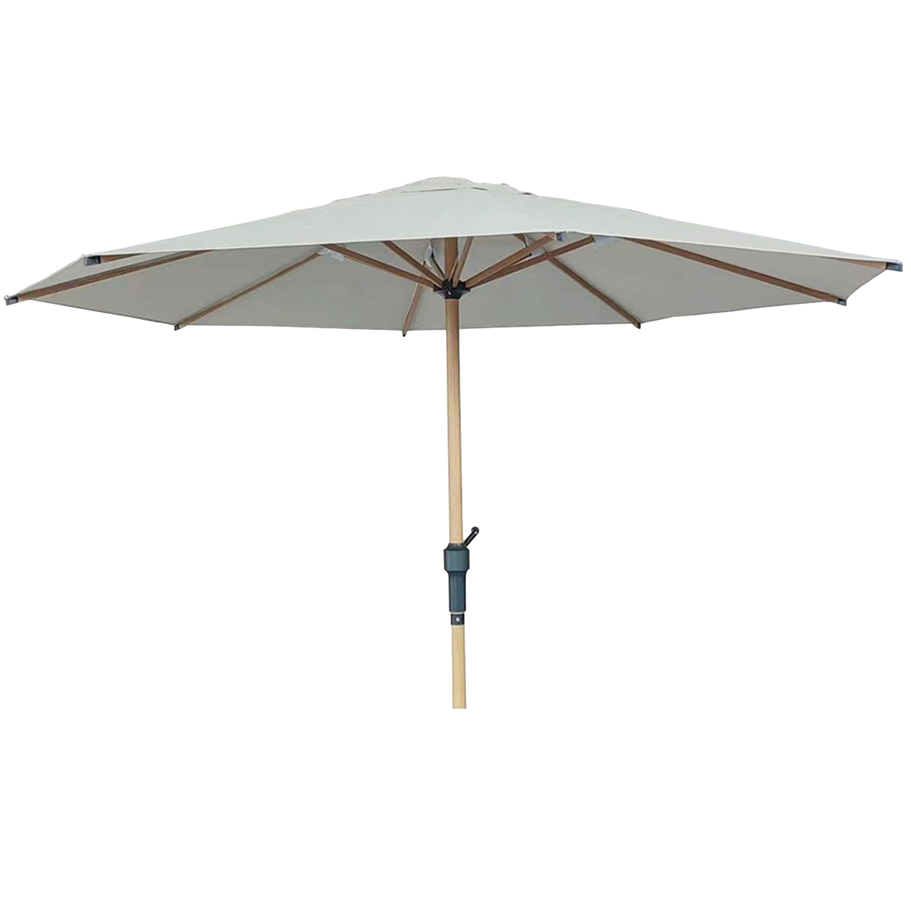 Parasoll m. Sveiv Beige Ø300