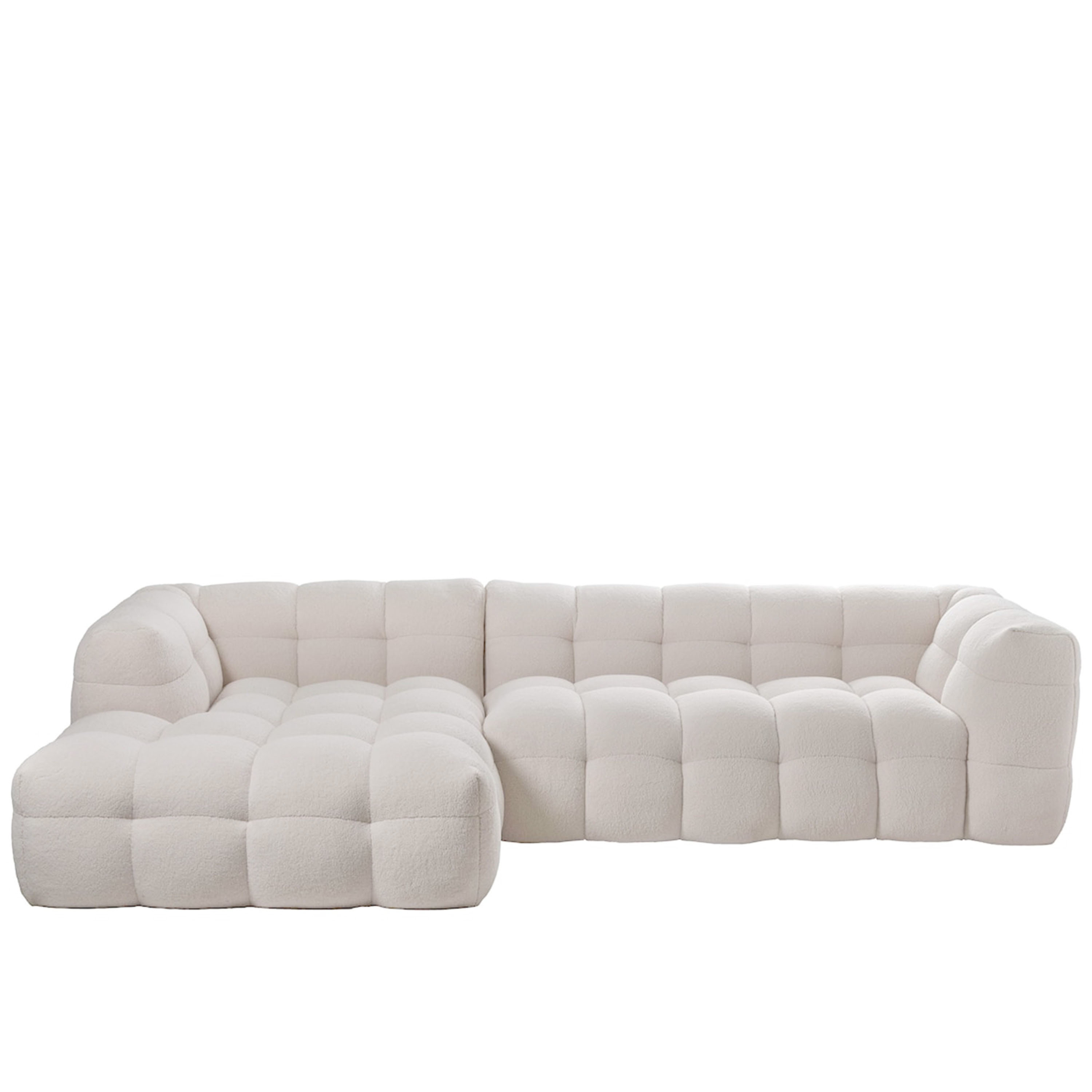 Billie Divansofa Venstre Creme Teddy
