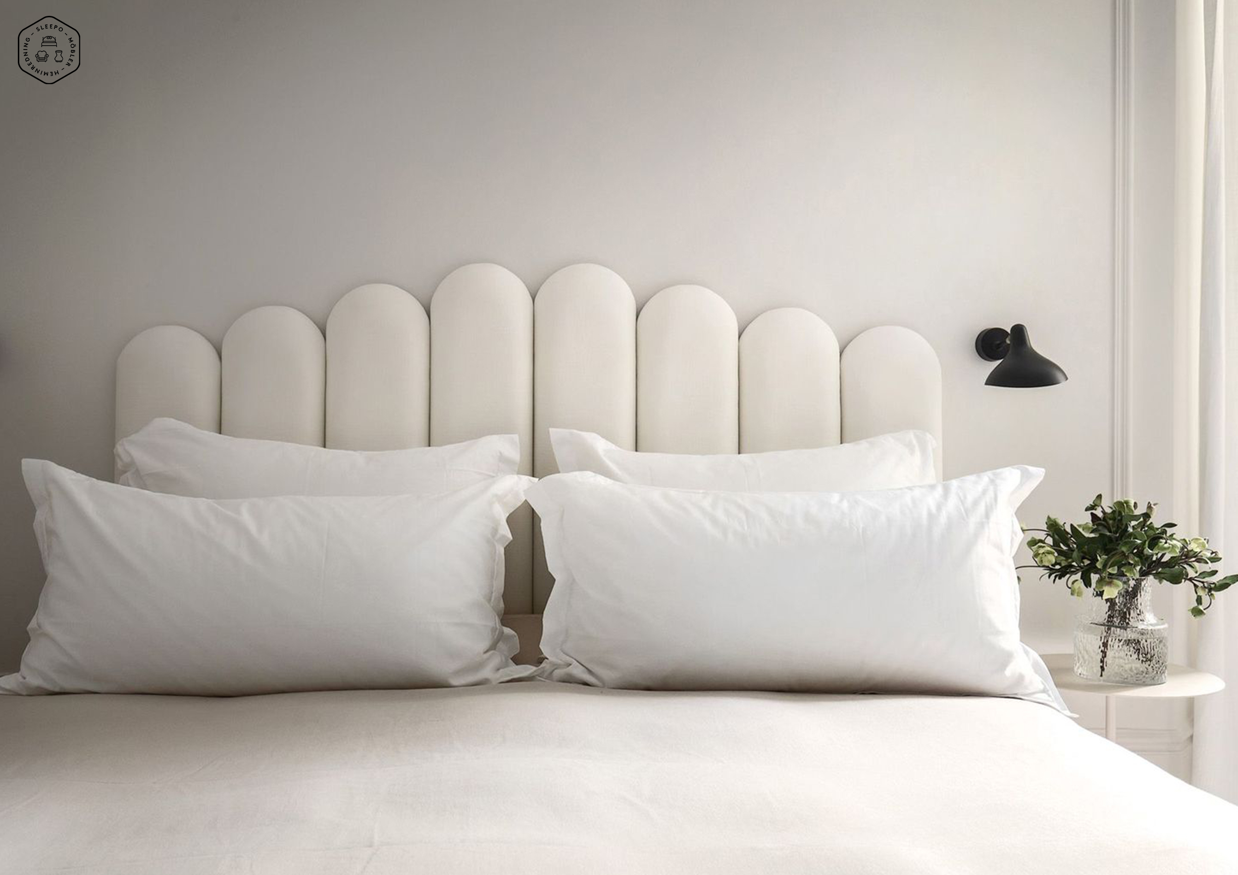 Sleepo Collection Art Sänggavel Vit 160cm