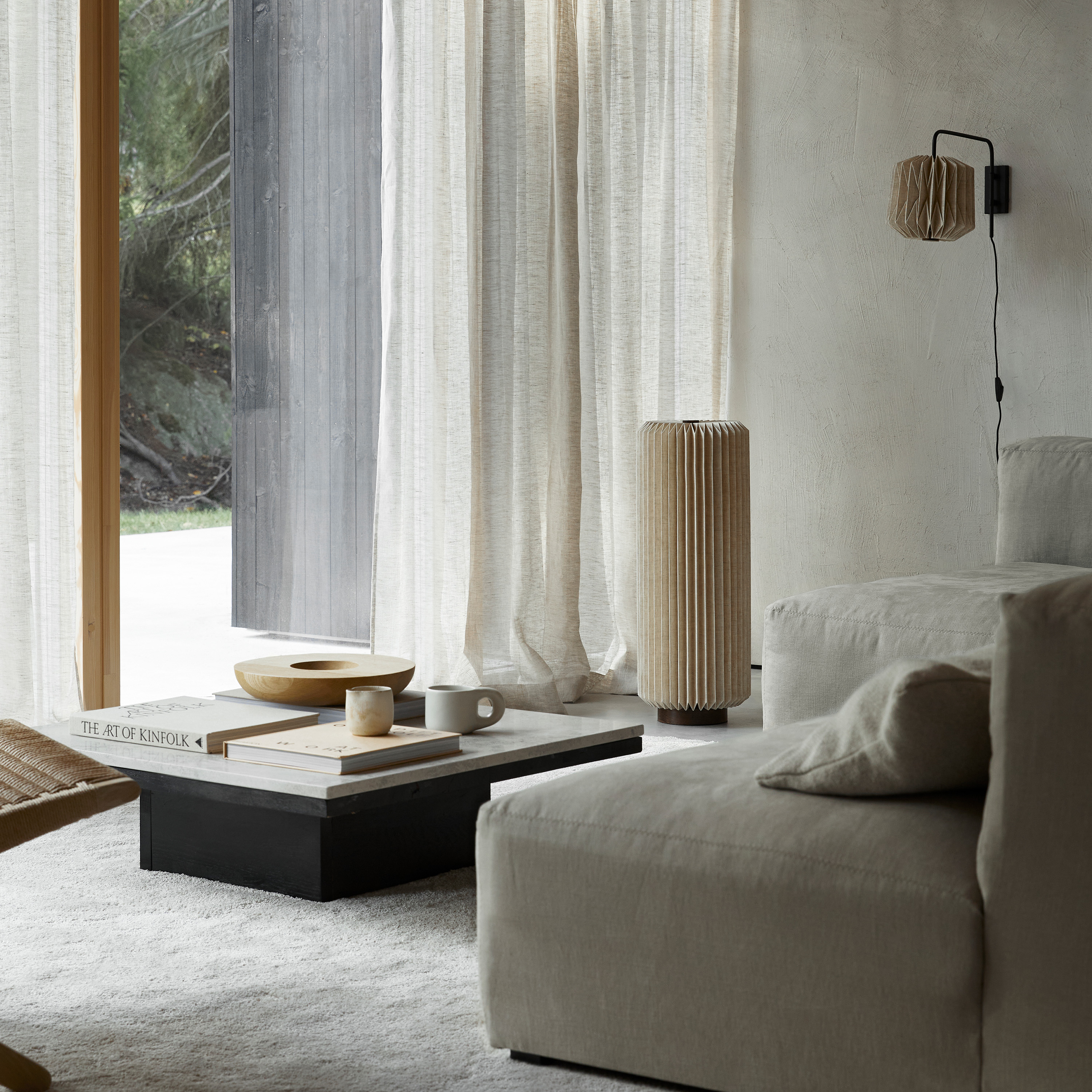 Watt &amp; Veke Alba Gulvlampe Natural 72cm