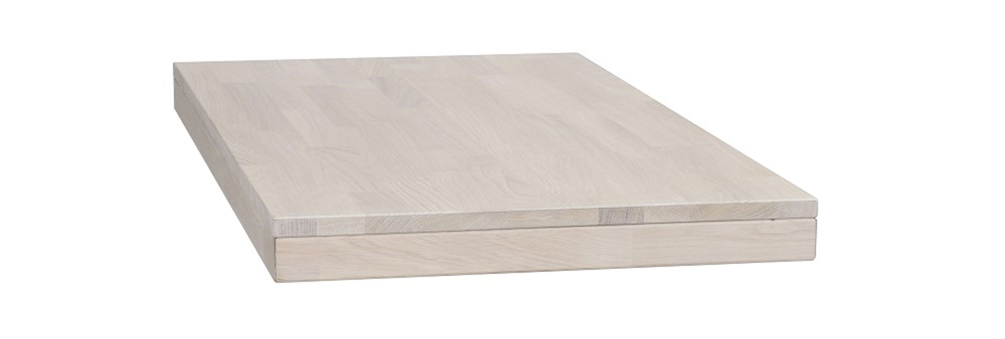 Brooklyn Tilläggsskiva Vitpigmenterad Ek