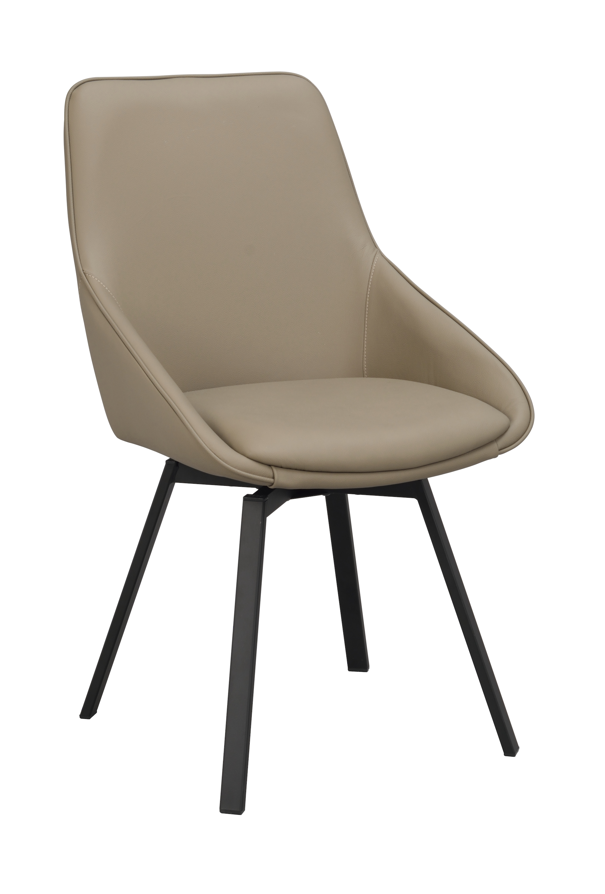 Rowico Home Alison Matstol Beige Läder/Svart