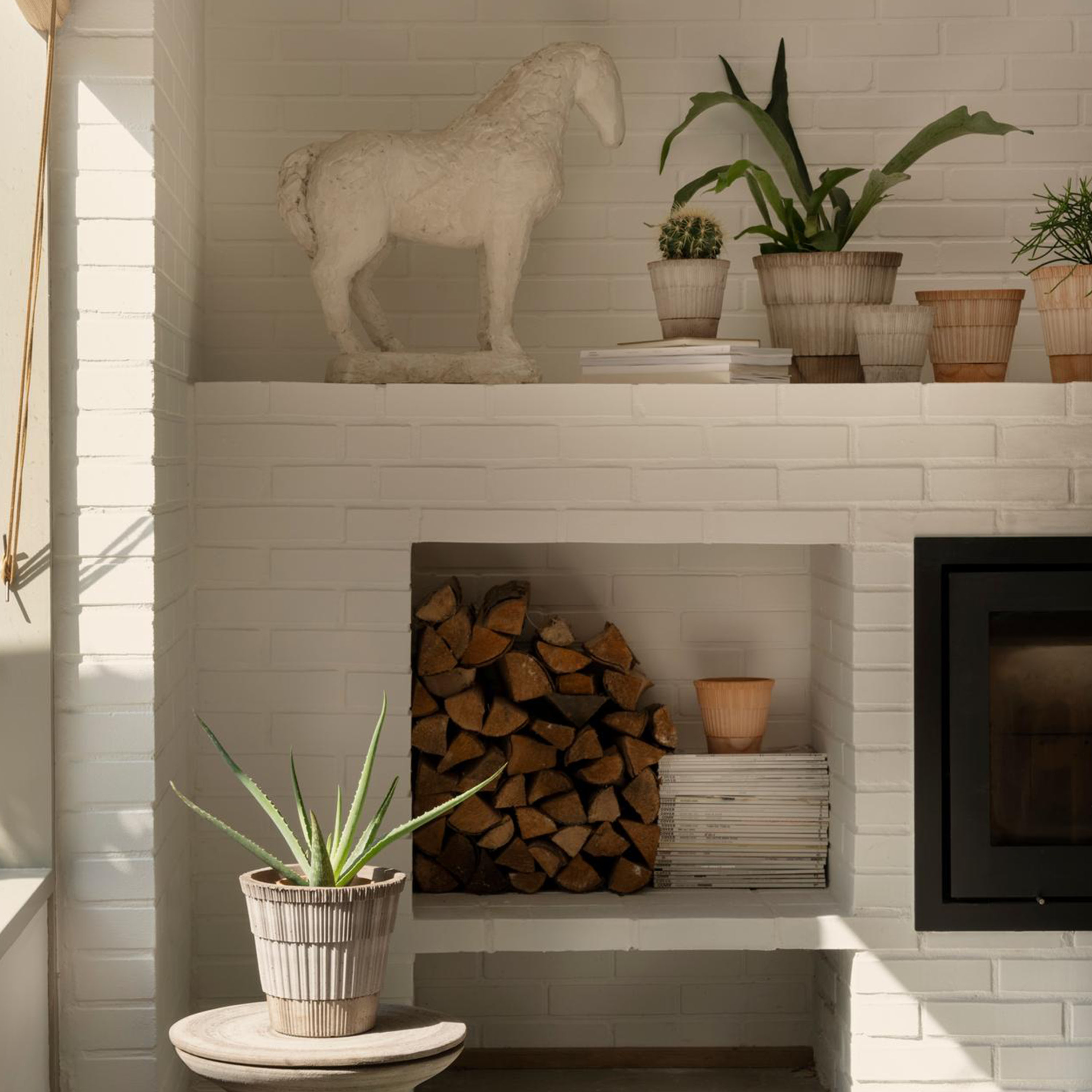 Bergs Potter Atlas Kruka Raw Grey Terracotta Ø16