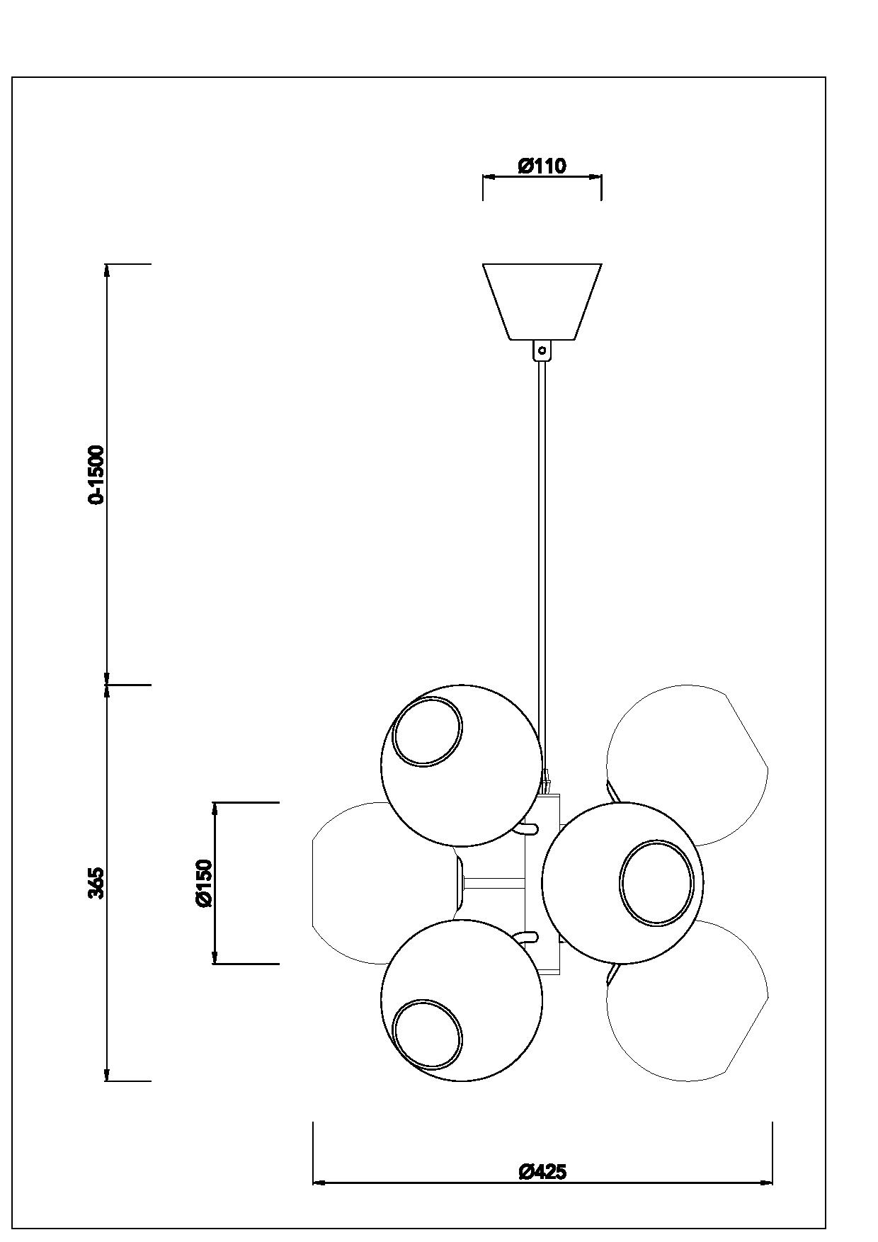 CO Bankeryd Tage 50 Deckenlampe Messing