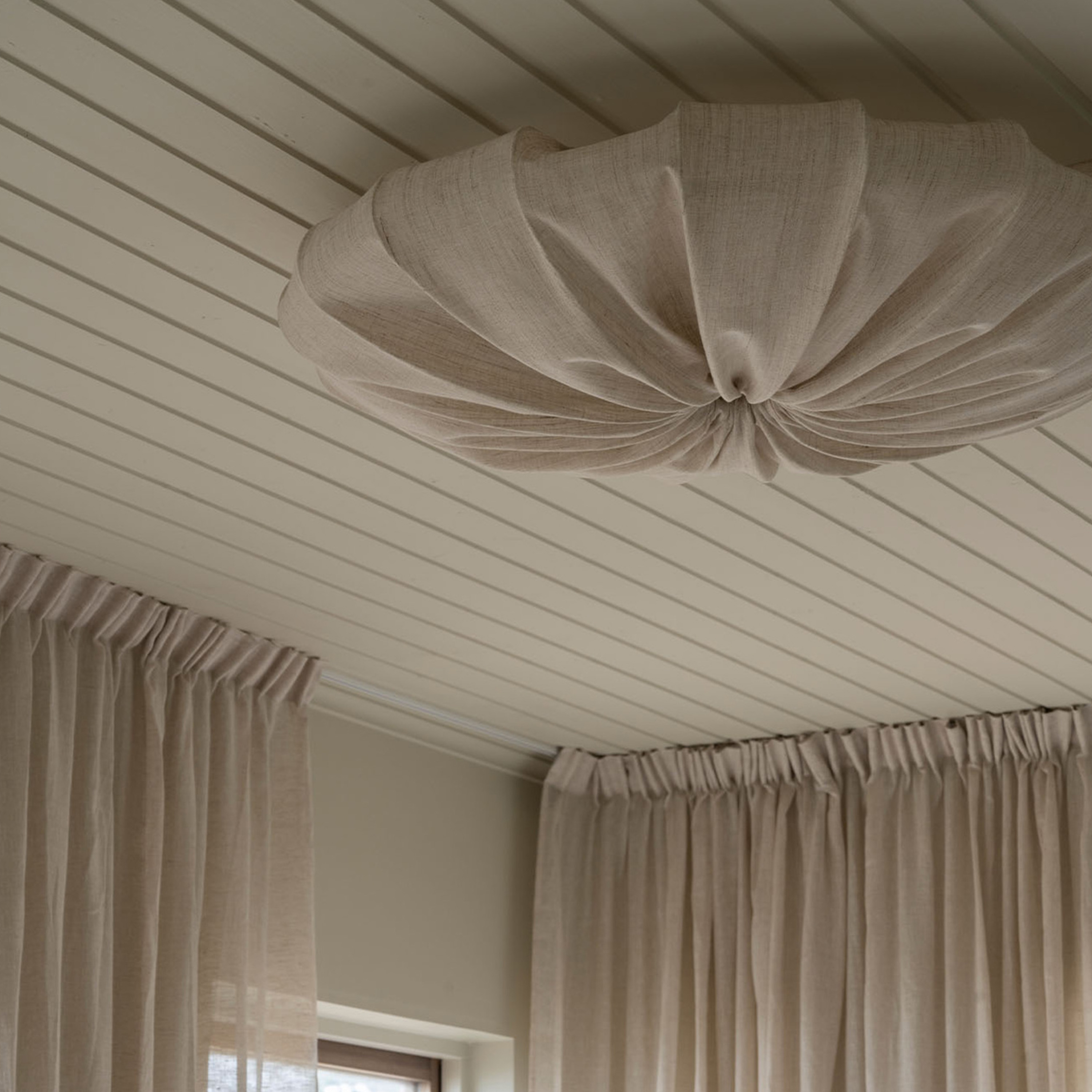 Watt &amp; Veke Anna Deckenleuchte Leinen Natur 80