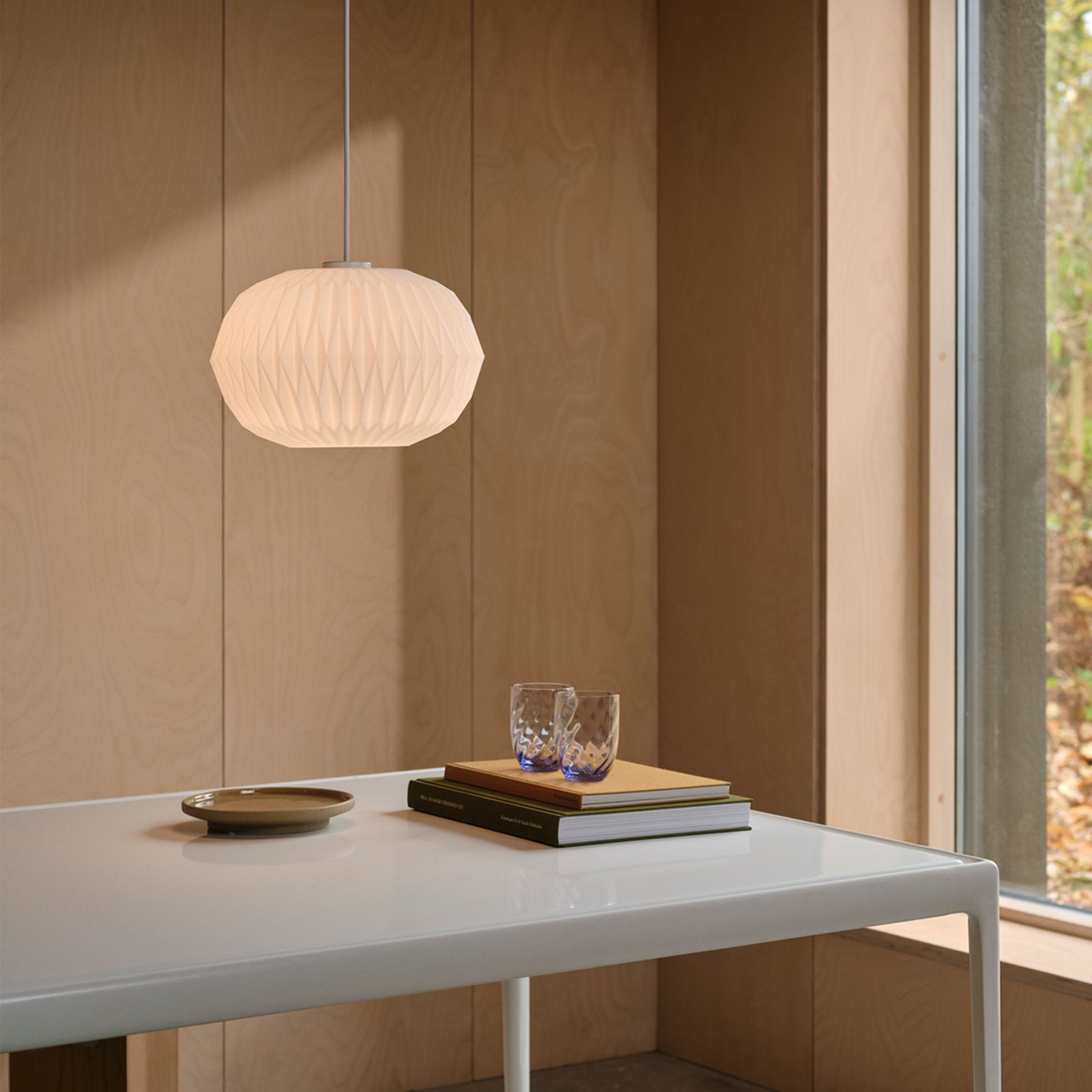 Nordlux Aviana Taklampa Opal Vit 30cm