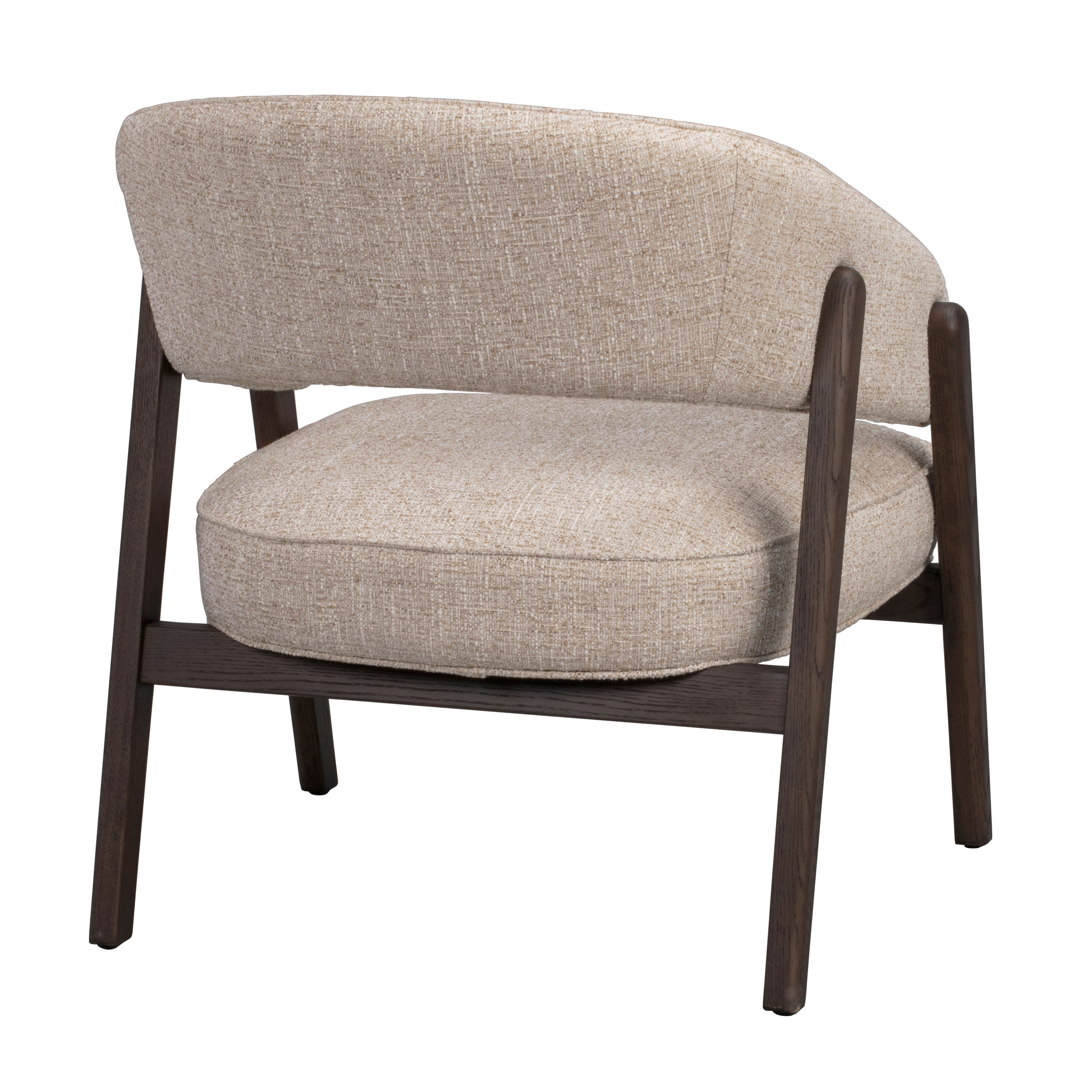 Rowico Home Barnaby Loungesessel Hellbeige/Eiche