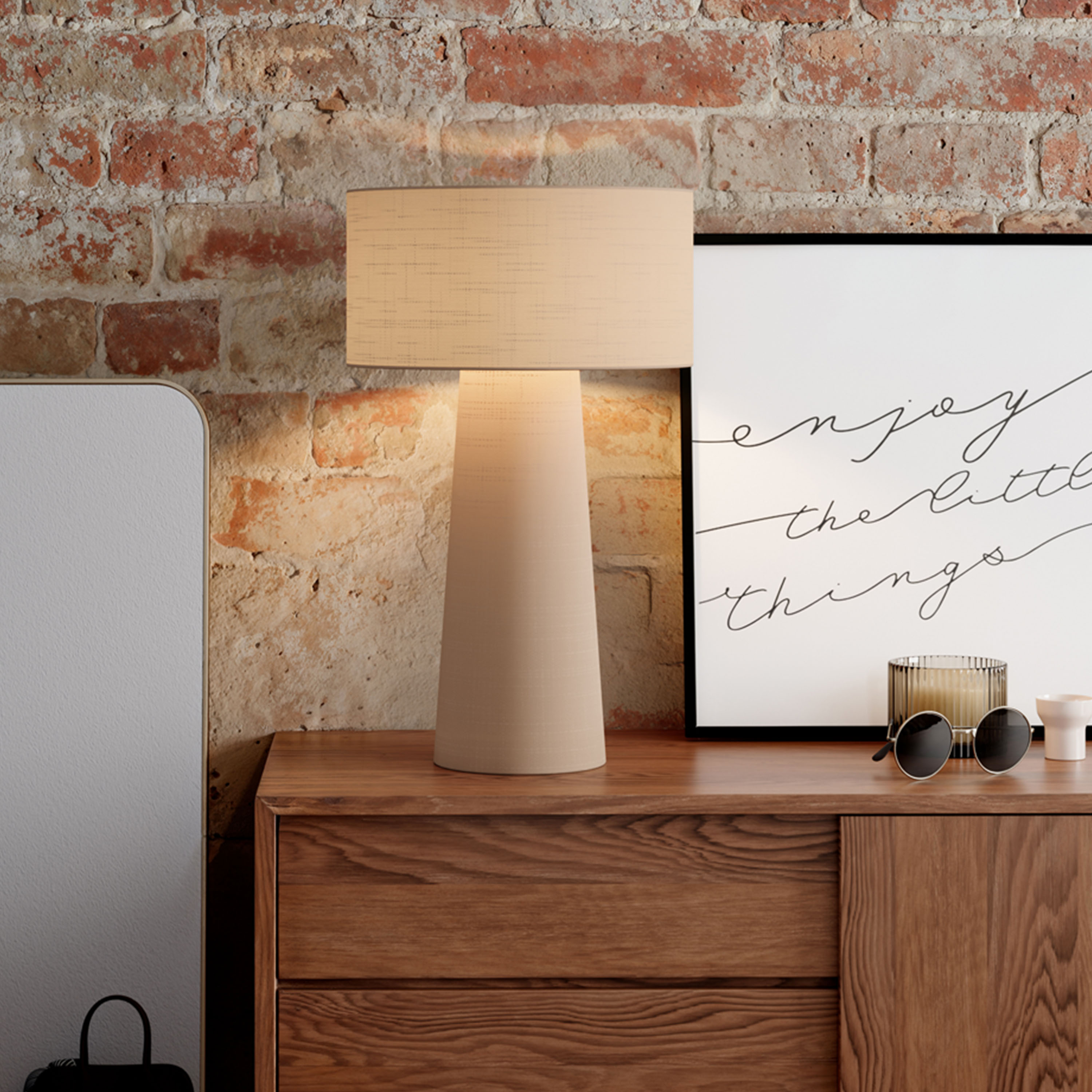 Linum Bordslampa Beige 50cm