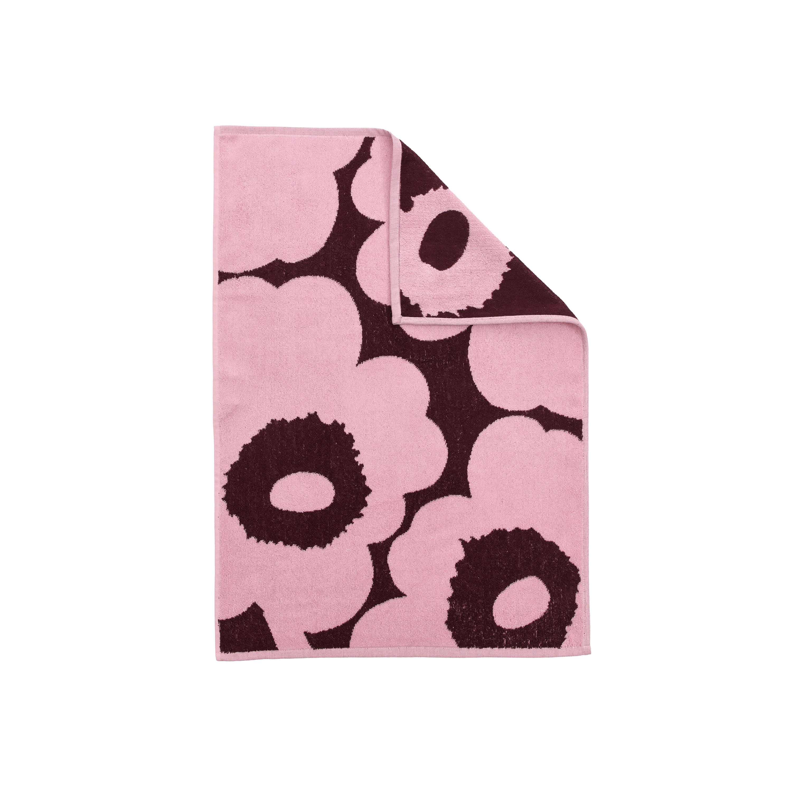 Unikko Håndkle Plum/Pink 30x50