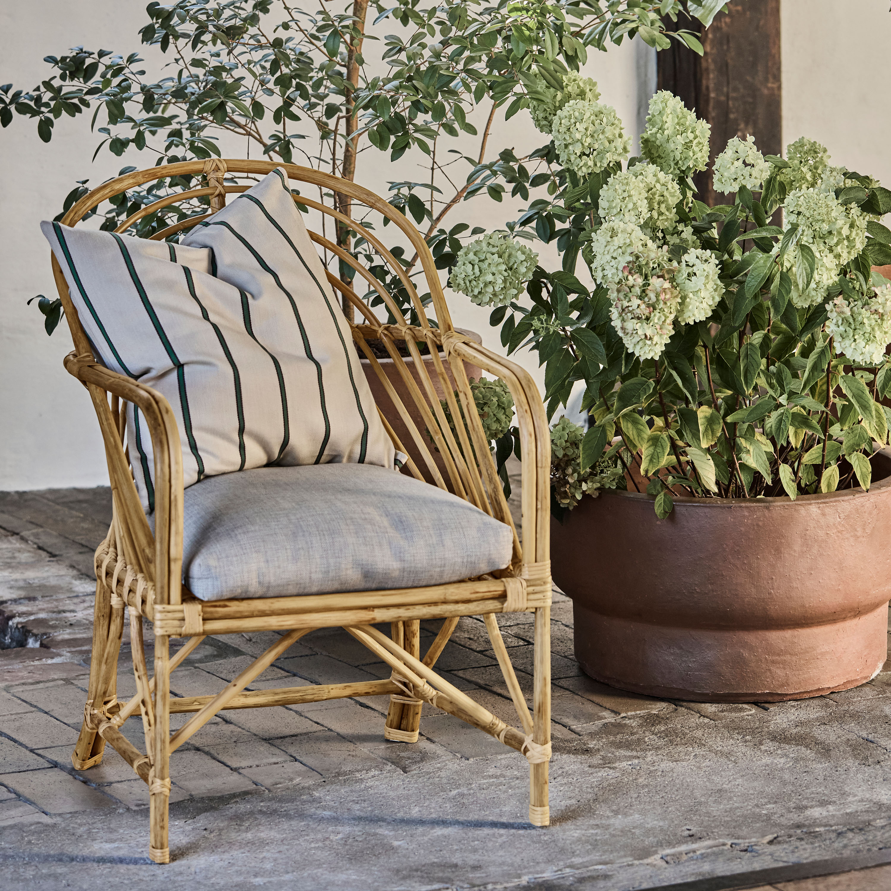 House Doctor Cosy Nojatuoli Luonnonväri