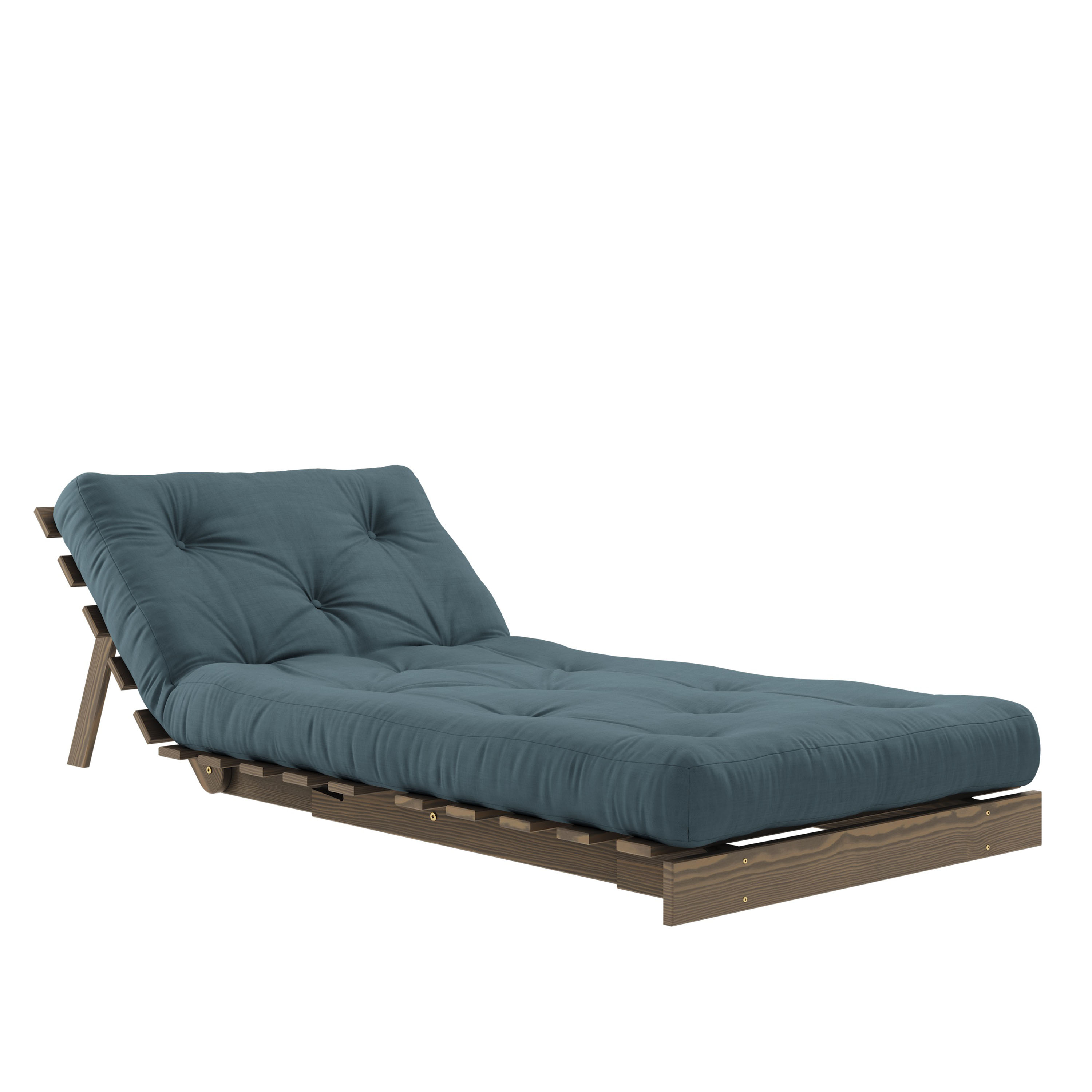 Karup Design Roots Nojatuoli Ruskea/Petrol Blue 90cm