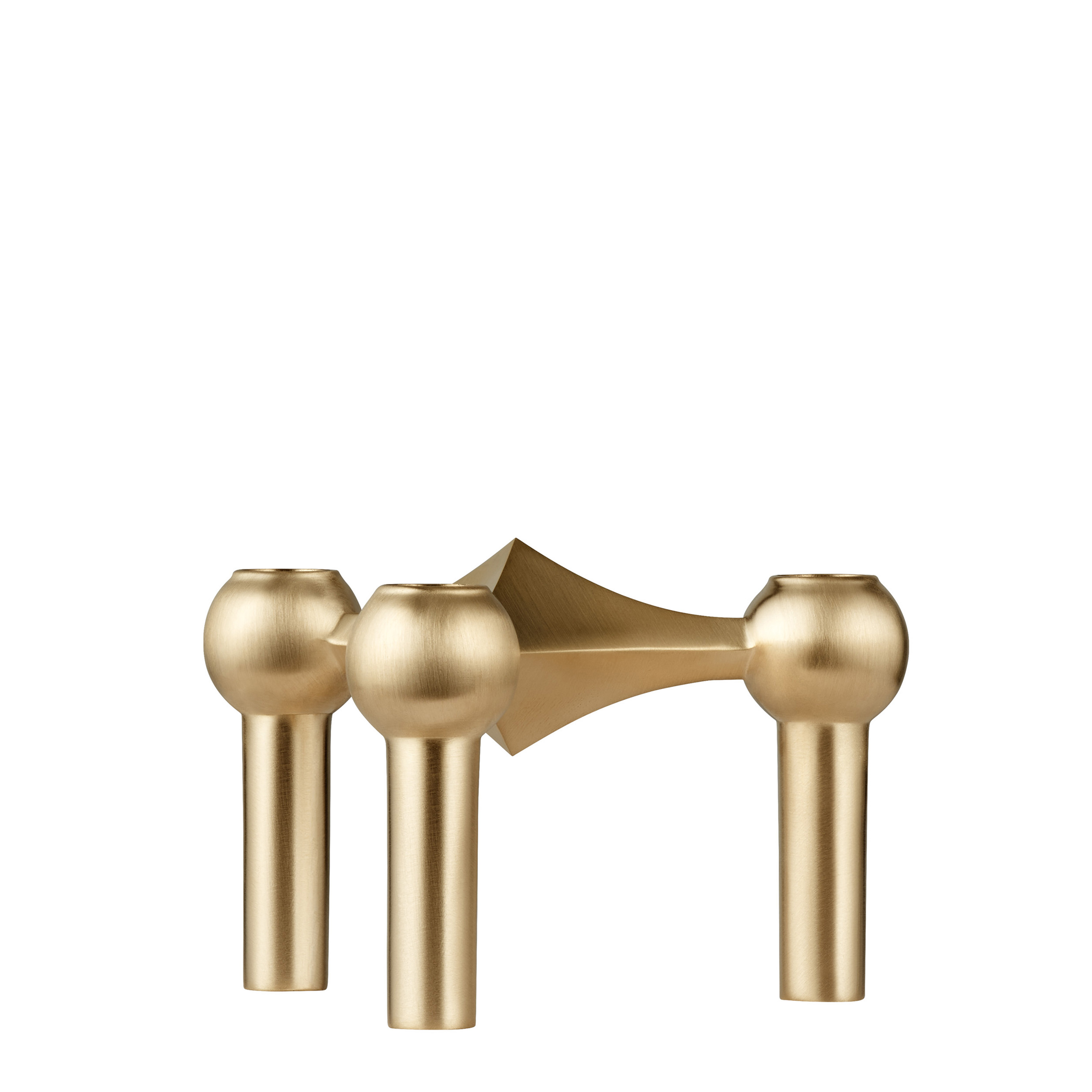 STOFF Nagel Ljusstake Brushed Brass