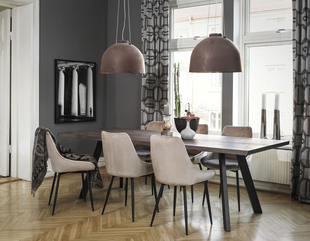 Rowico Home Fred Esstisch Dunkelbraun 240cm