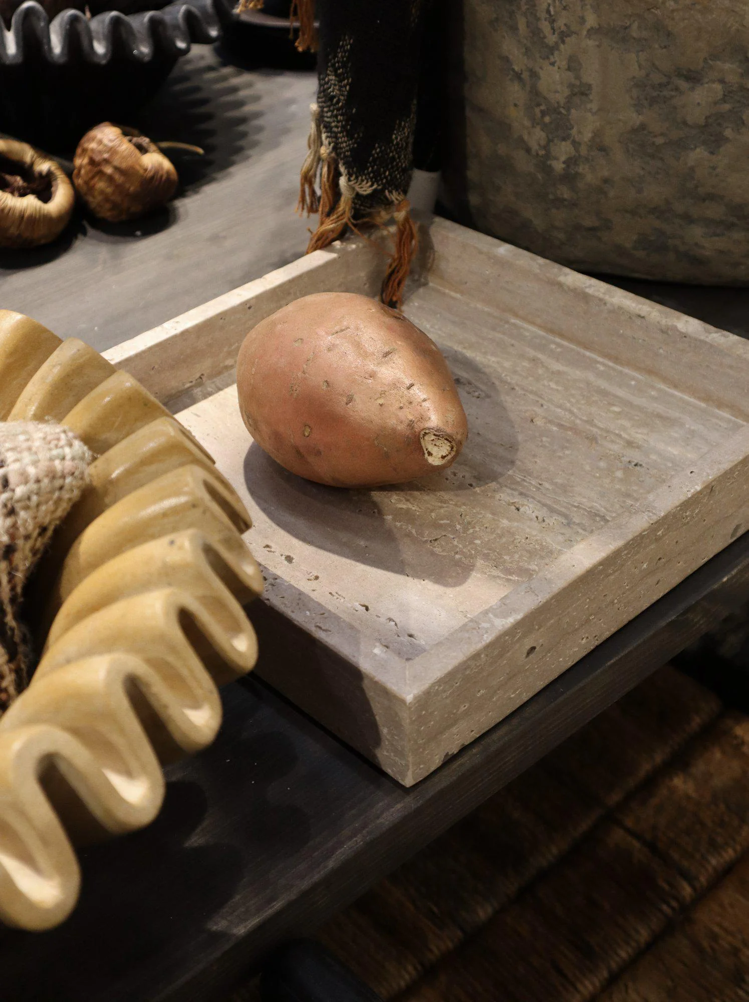 Jakobsdals Mae Quadratischer Fett-Travertin