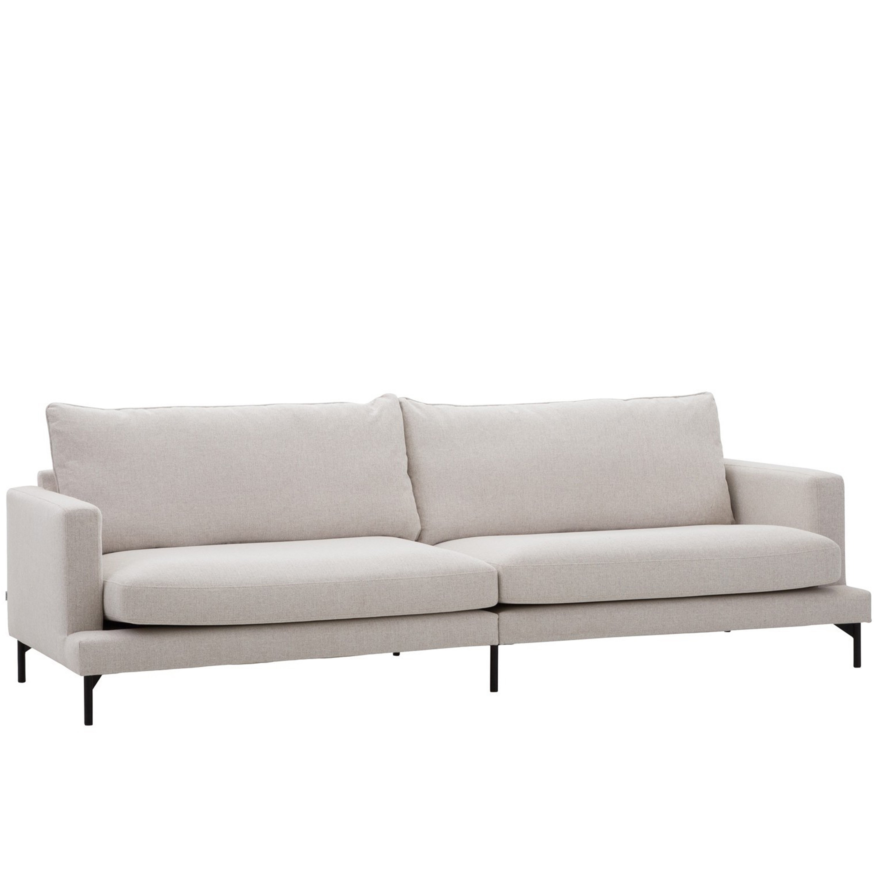 Sleepo Collection - Olivia 4-Sitzer Sofa Natur 266cm - Beige - Sofas