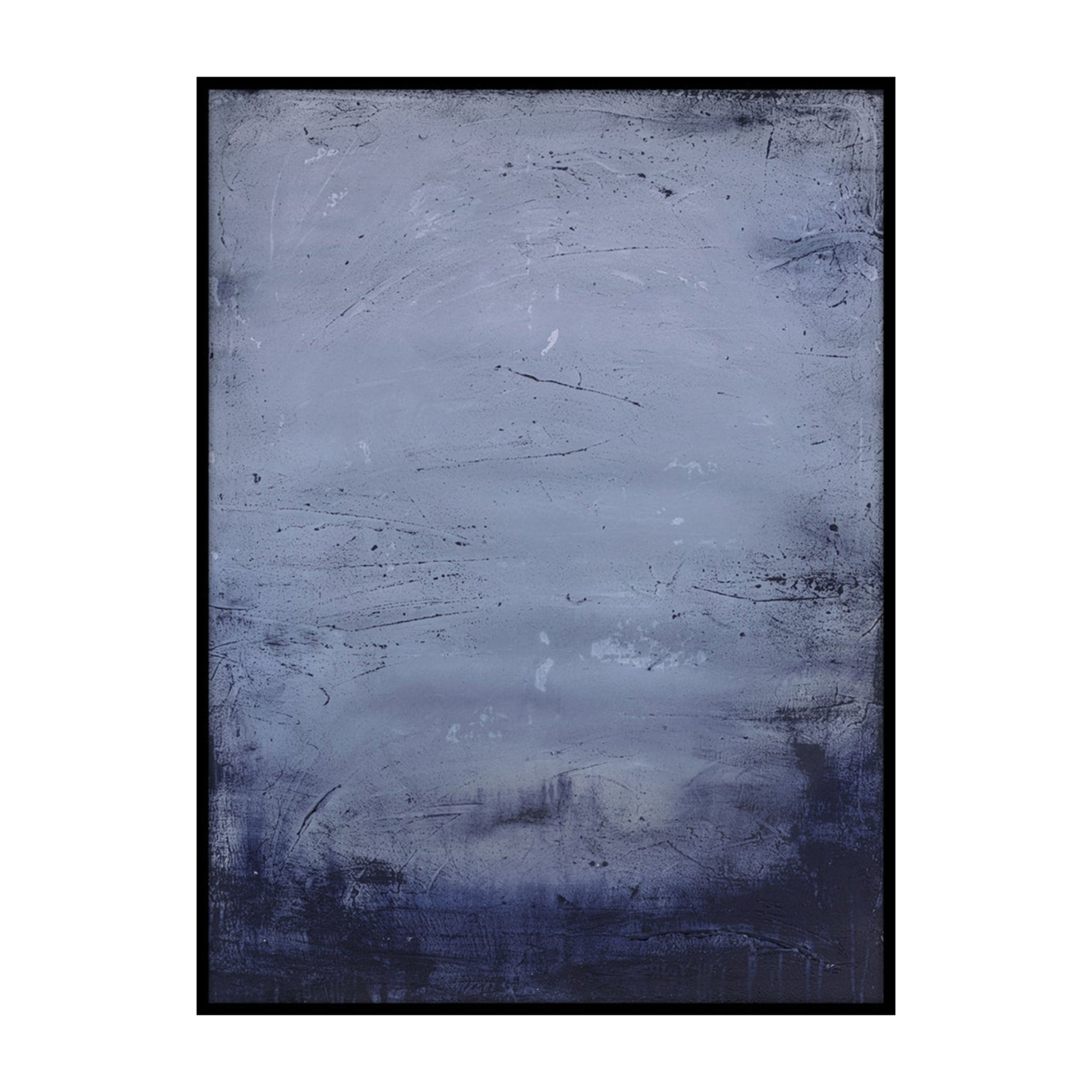 Malerifabrikken - Simple Living 6 Tavla Black Frame 90x120 - Blå
