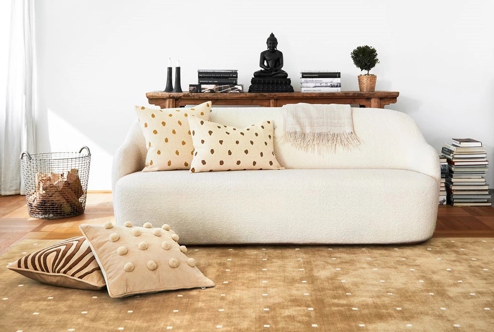 Chhatwal &amp; Jonsson Isha  Ullmatta Light Beige/Off White 247x340