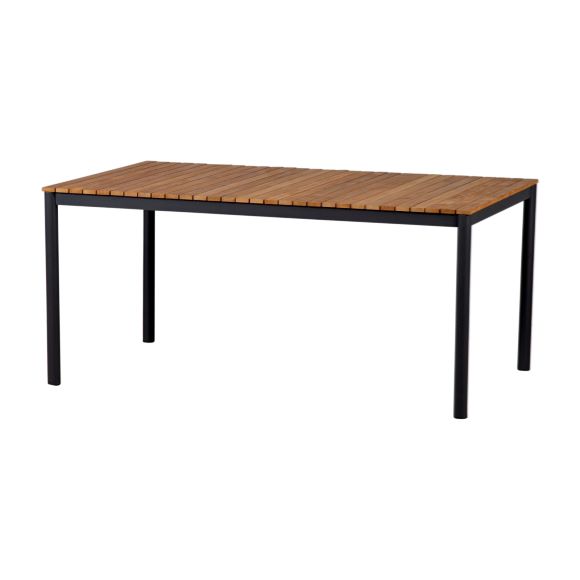 Cinas - Mood Rounded Matbord Natur/Anthracite 167x100 - Grå