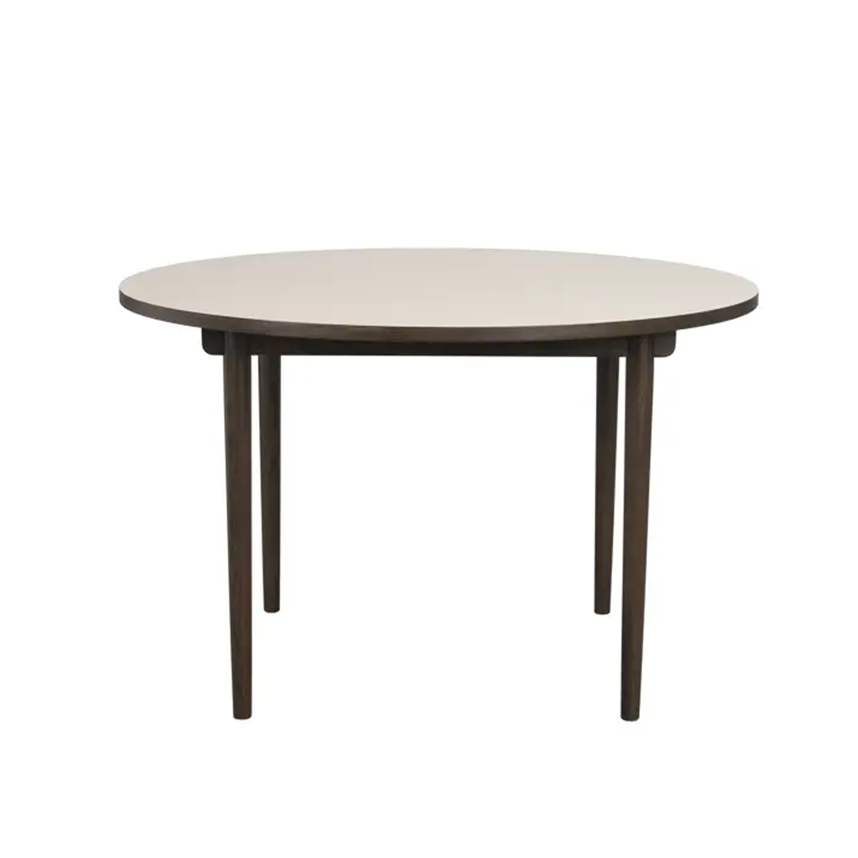 Fairmount Matbord Runt Beige/Brun Ek Ø120