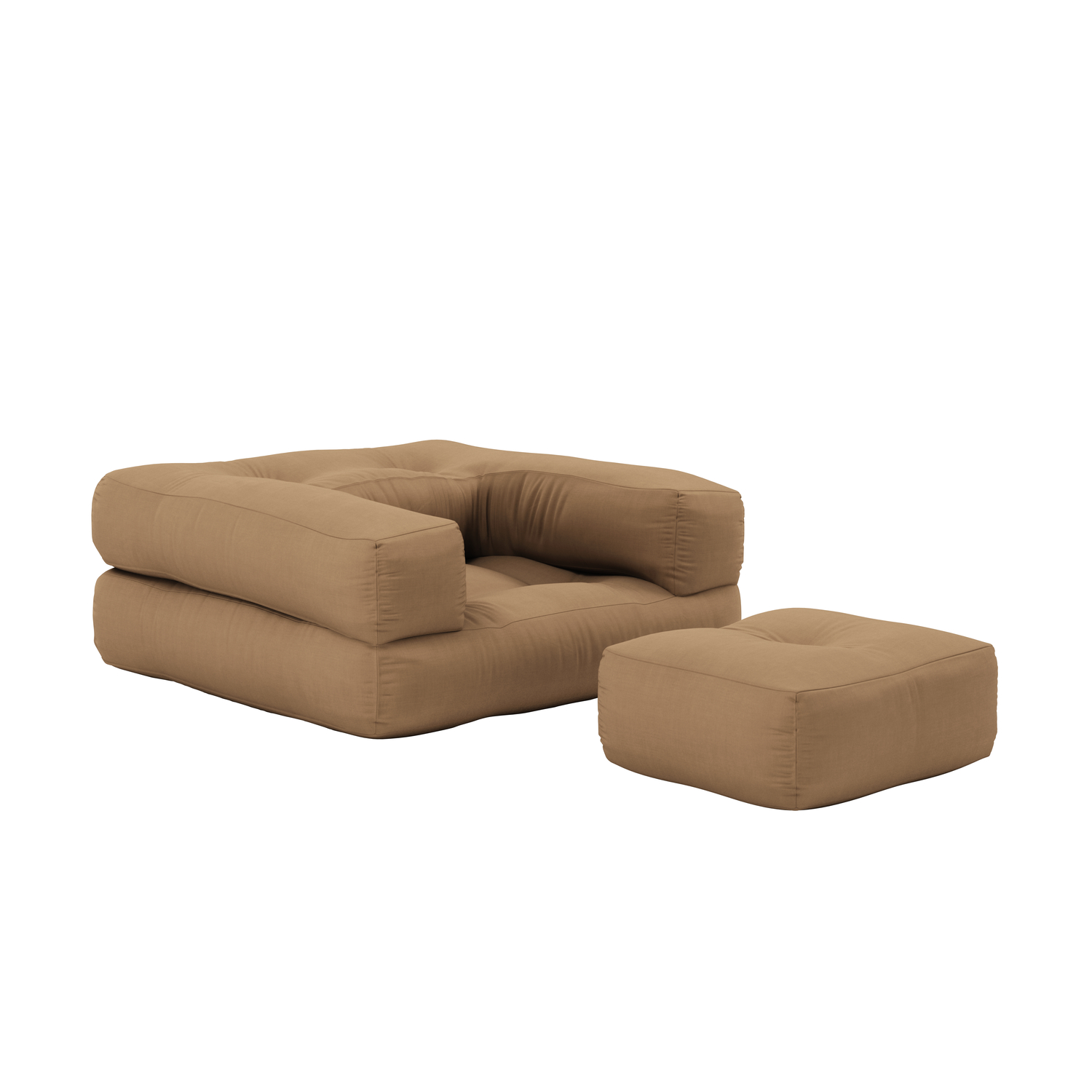 Karup Design - Mini Cube Stol Mocca - Brun  - Barnesofaer og lenestoler