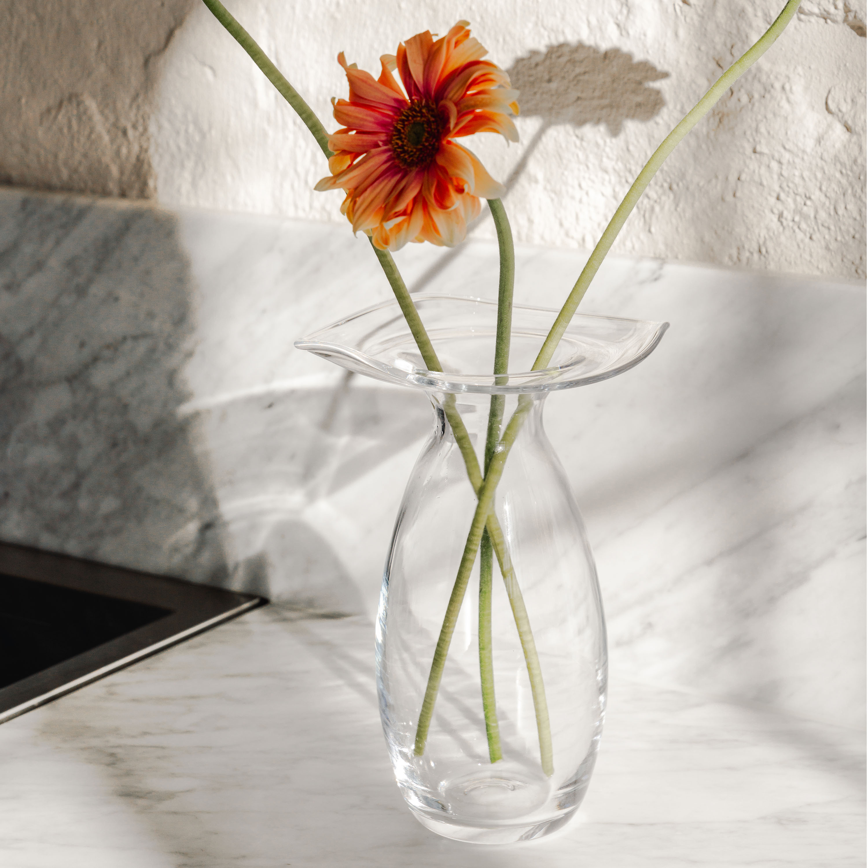 Hilke Collection Loto Vase Glass