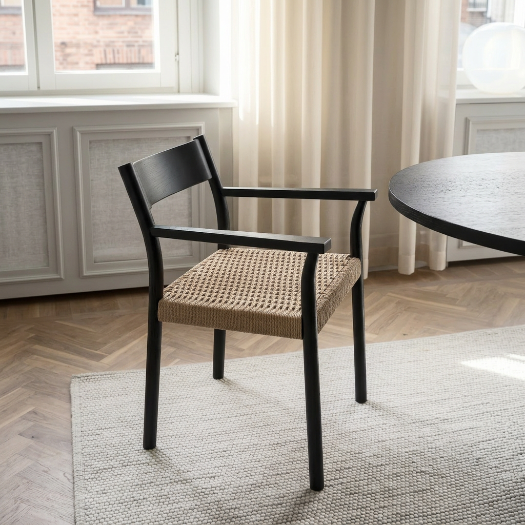 Sleepo Collection Colin Karmstol Svartbetsad Ek