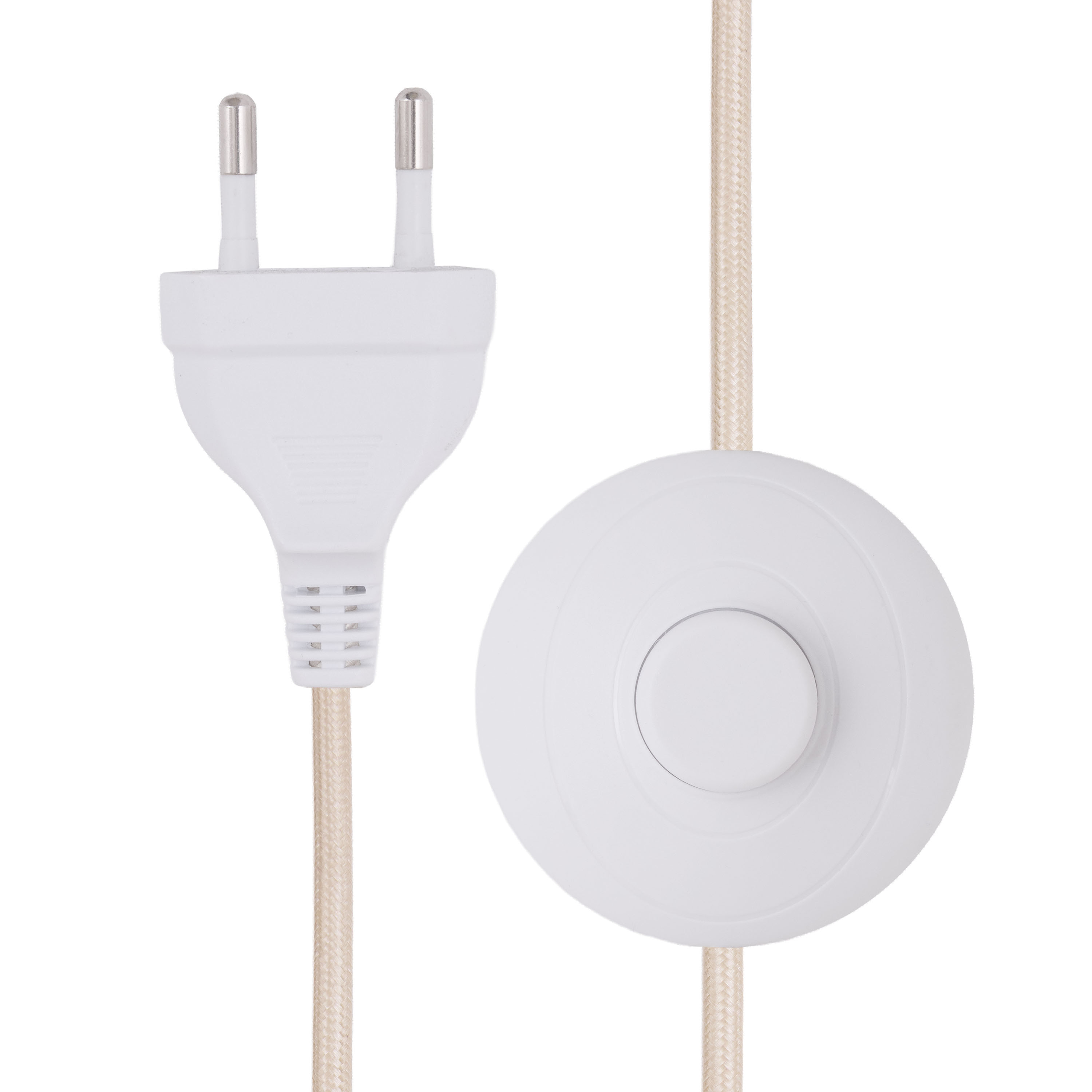 Globen Lighting Noah Stehlampe Weißer Bouclé 45cm