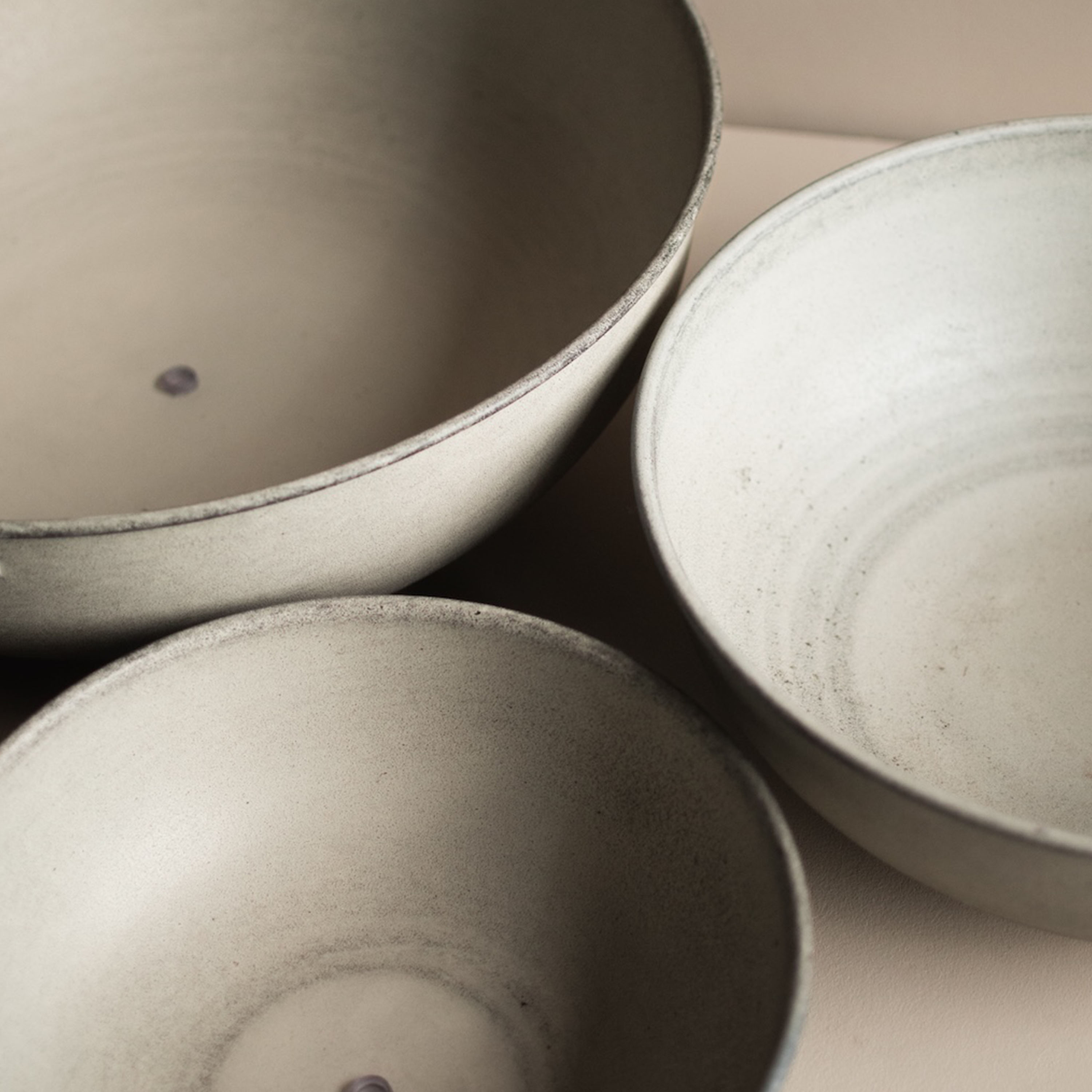 DBKD Out Bowl Kulho Beige 3-pakkaus