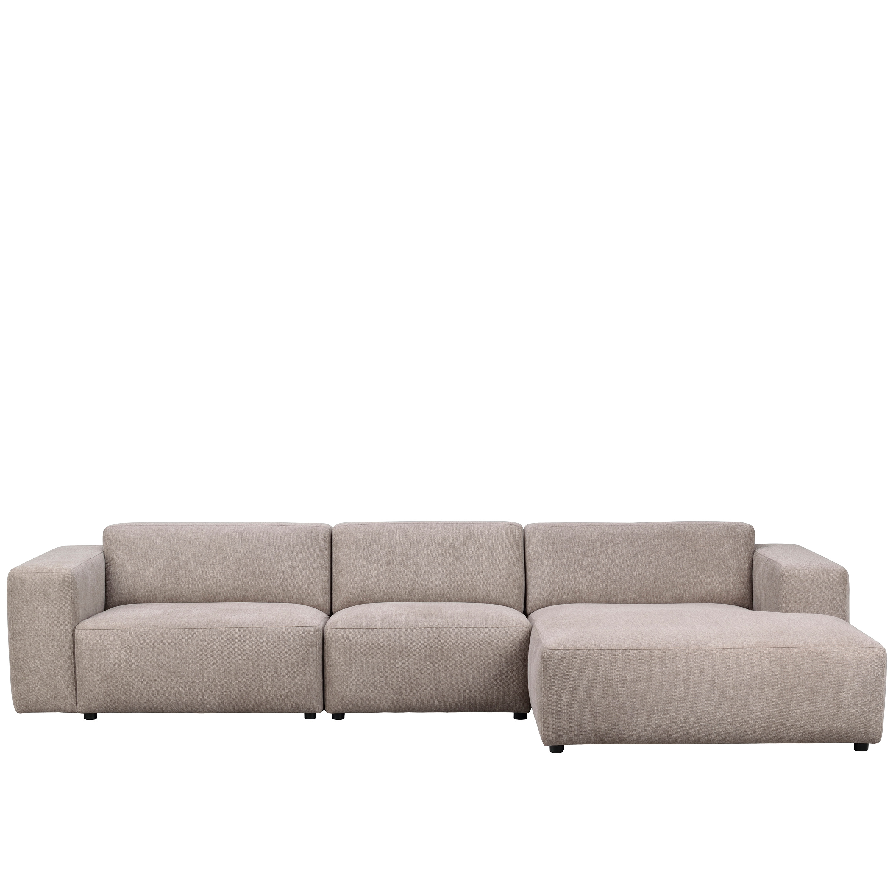 Willard 4-Sitzer Sofa mit Recamiere rechts, Beige