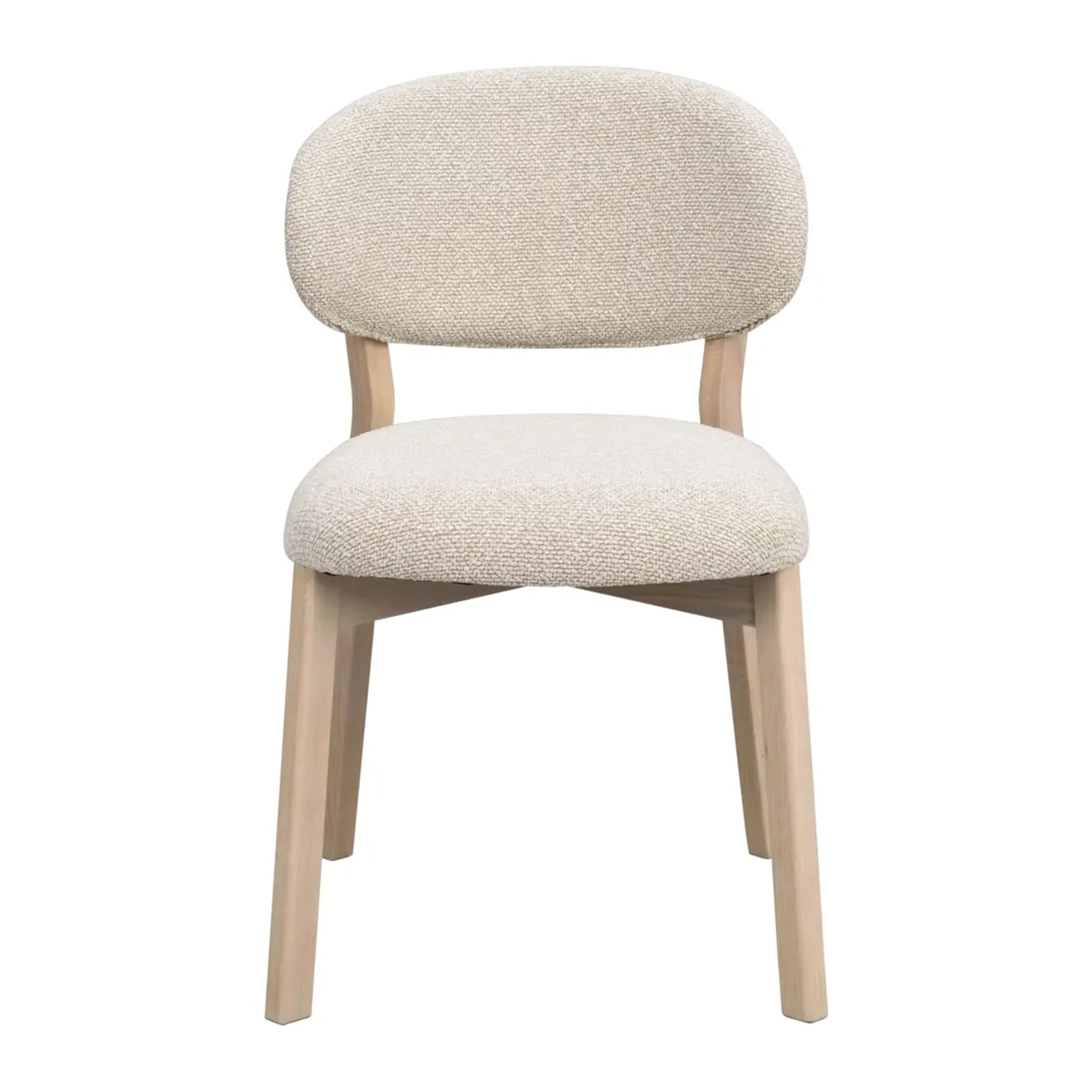 Patterson Esszimmerstuhl Beige/Weiß pigmentierte Eiche