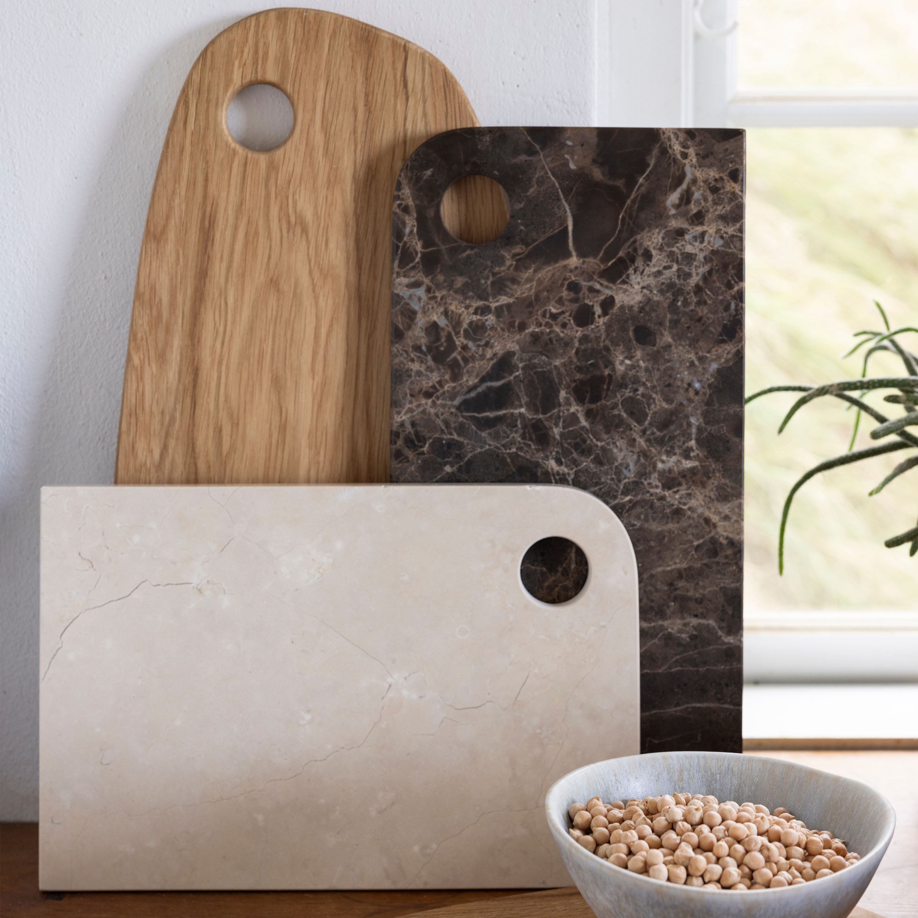 Mette Ditmer Marble Tablett Sand Mittel
